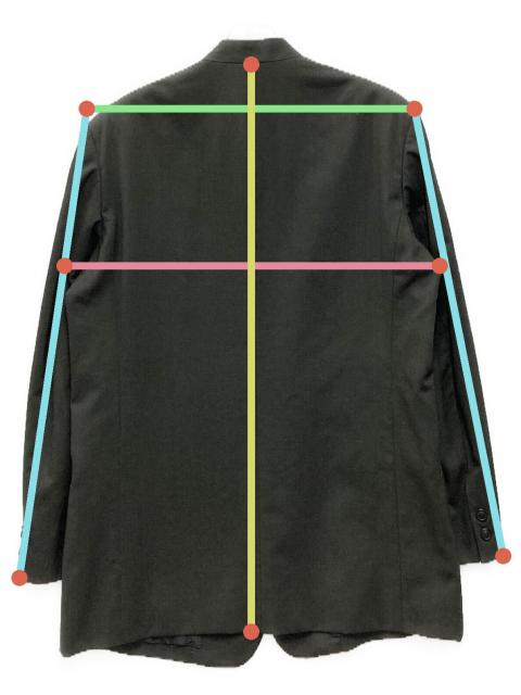 中古・古着通販】ISSEY MIYAKE (イッセイミヤケ) ウールマオカラー