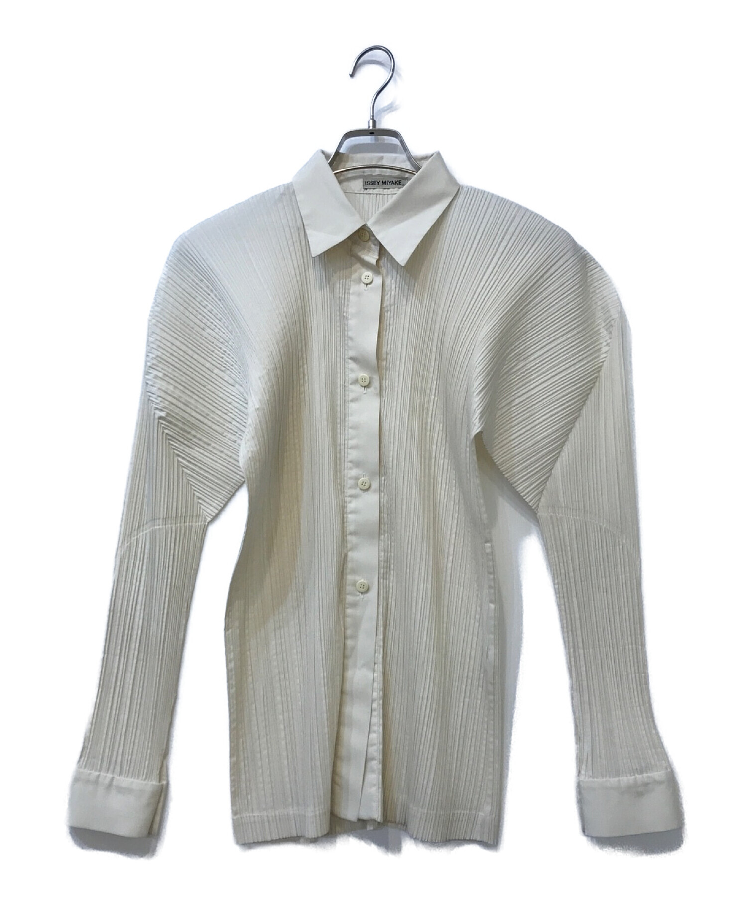 中古・古着通販】ISSEY MIYAKE (イッセイミヤケ) プリーツシャツ 