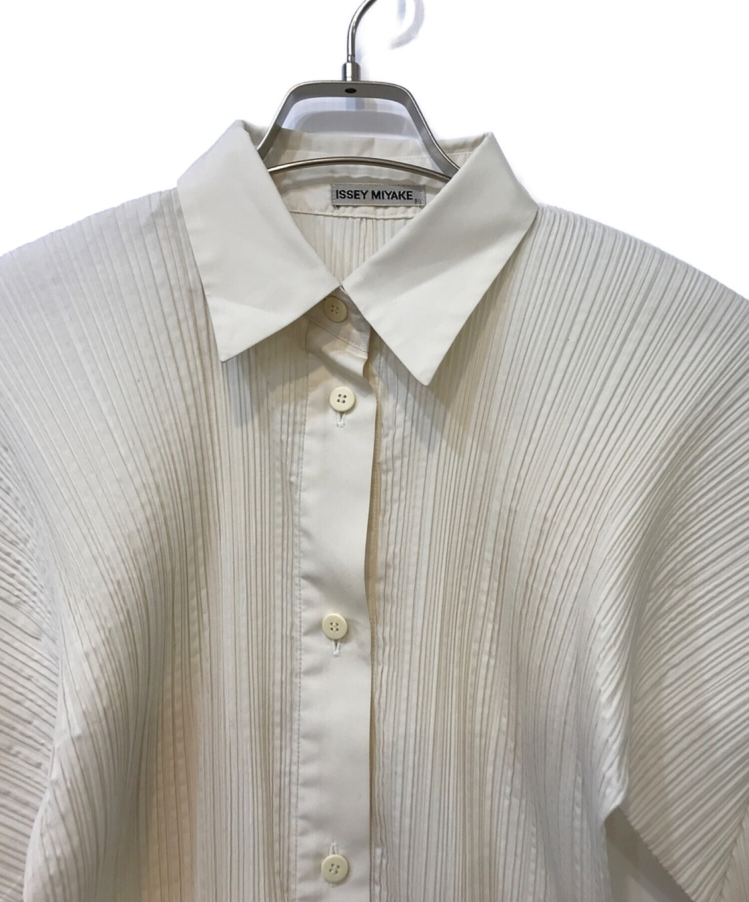 中古・古着通販】ISSEY MIYAKE (イッセイミヤケ) プリーツシャツ 