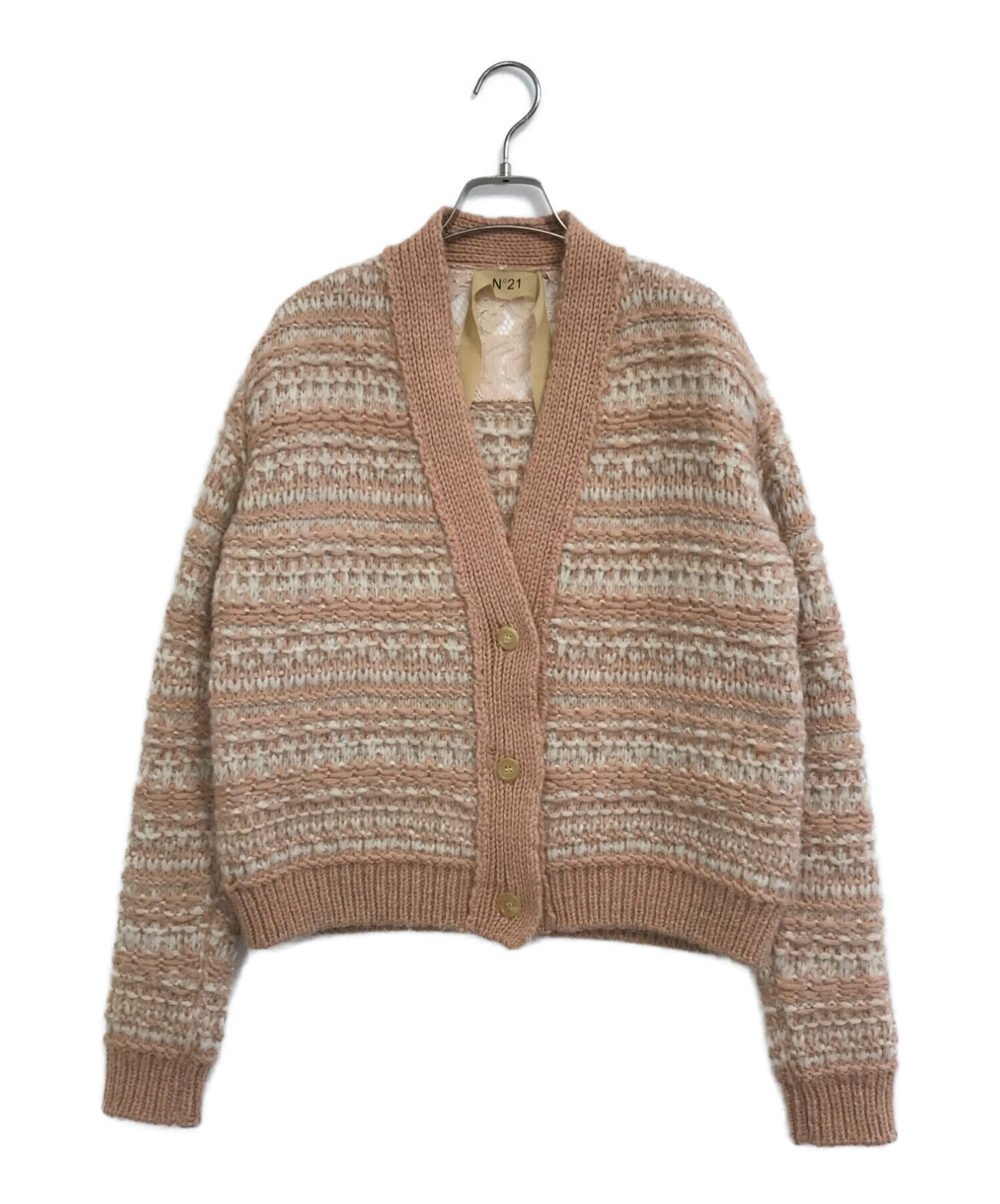 ヌメロヴェントゥーノ イエロー カーディガン N°21