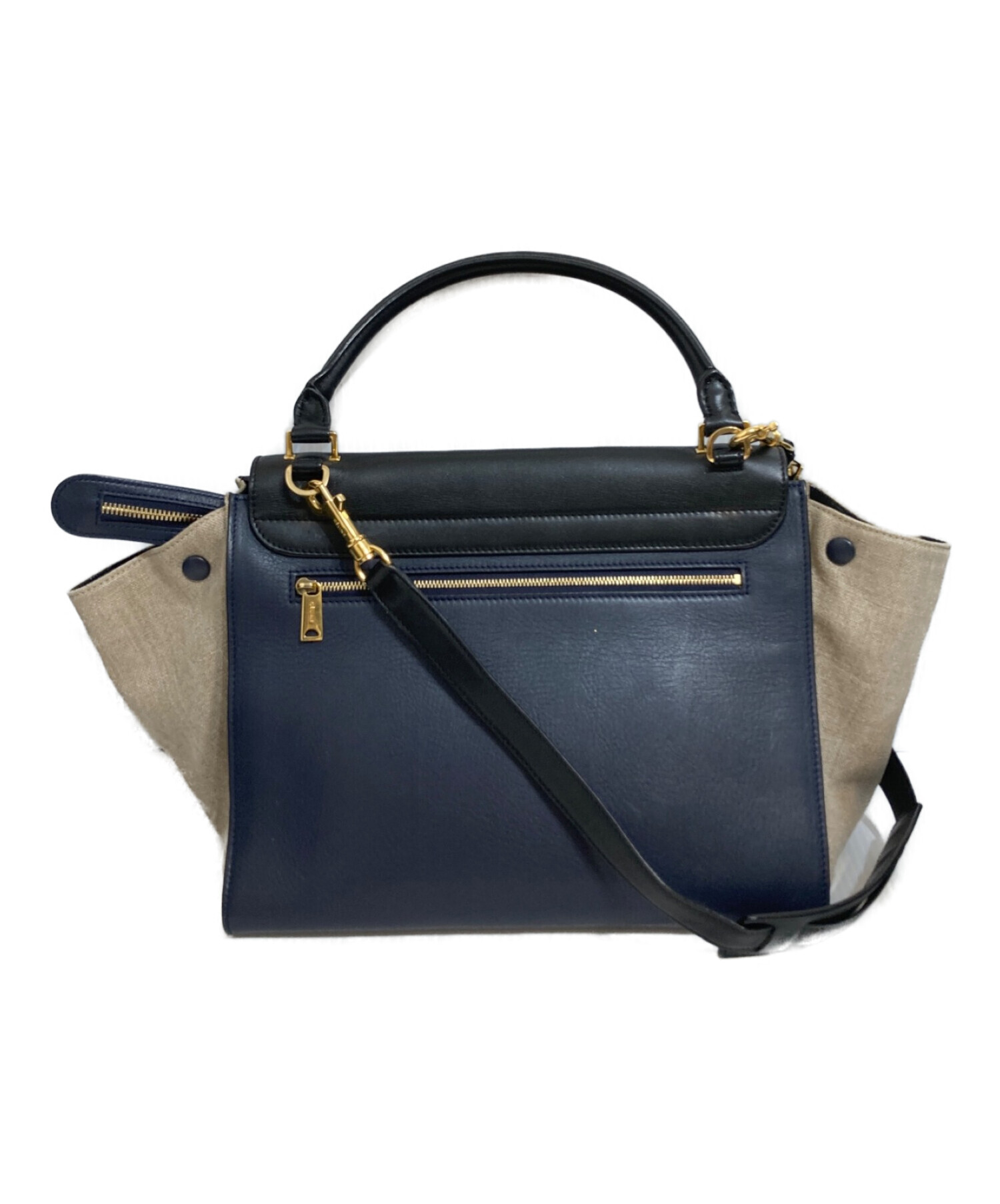 中古・古着通販】CELINE (セリーヌ) 2WAYバッグ ネイビー｜ブランド 