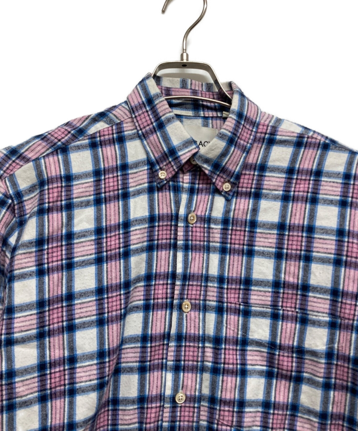 中古・古着通販】OUR LEGACY (アワーレガシー) チェックシャツ ピンク  