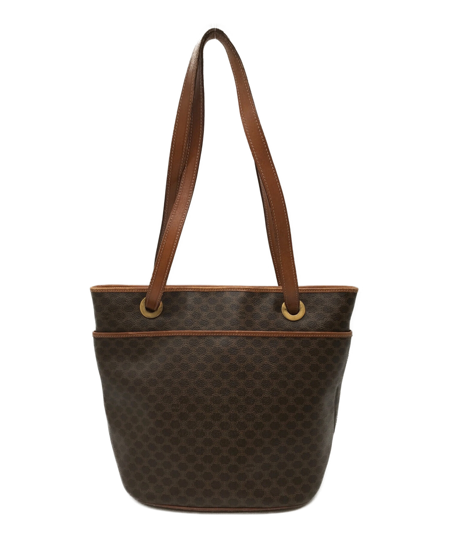 中古・古着通販】CELINE (セリーヌ) トートバッグ ブラウン｜ブランド 