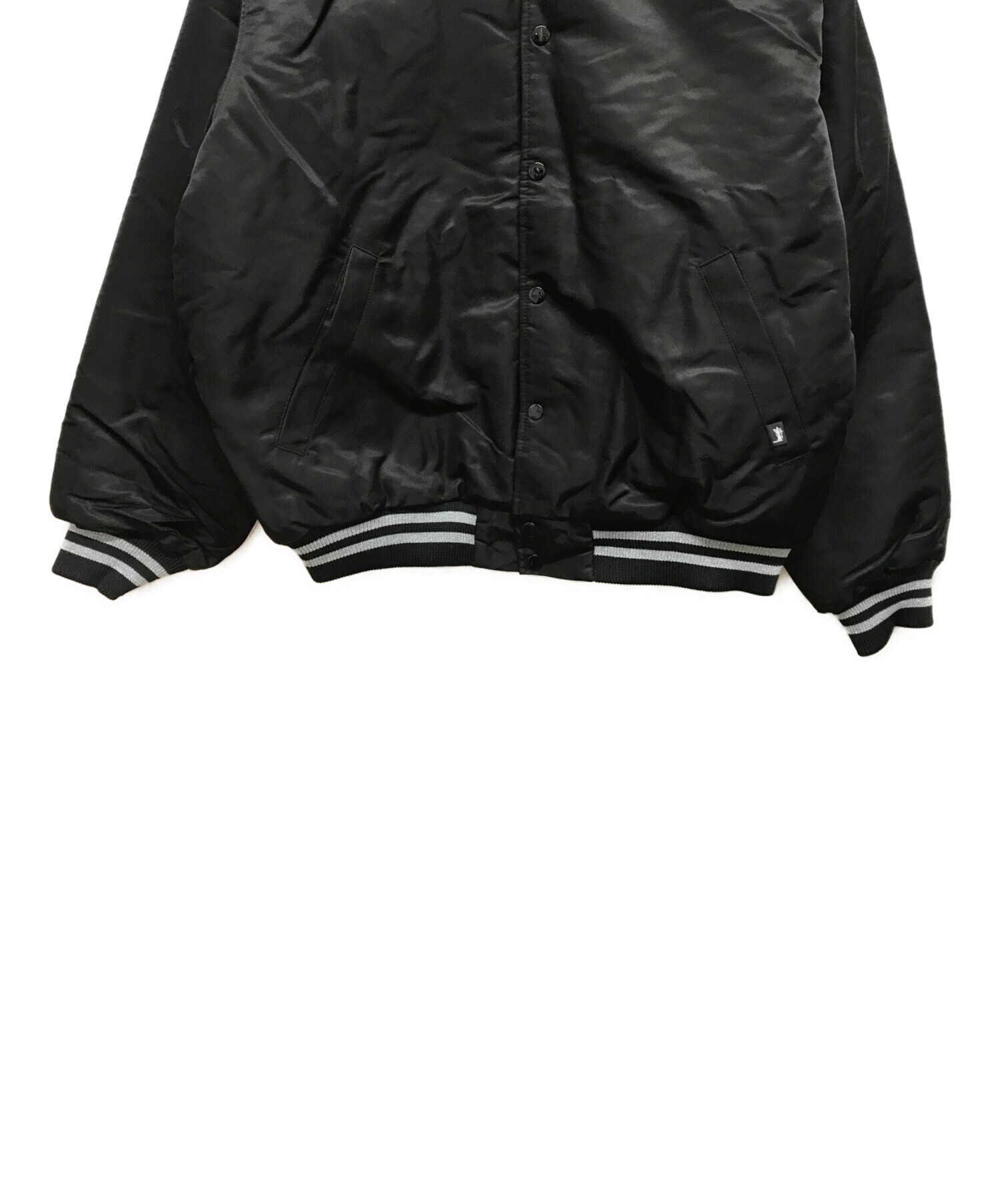 中古・古着通販】stussy (ステューシー) Sequins Satin Jacket 