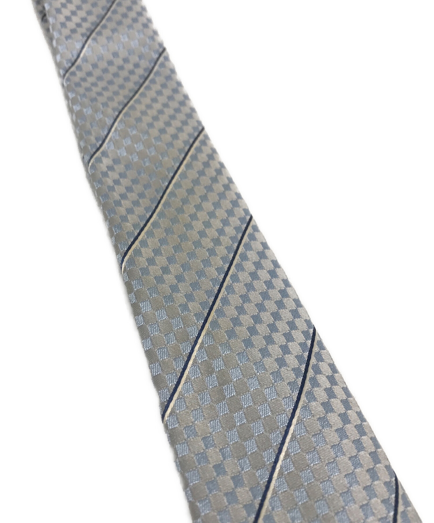 中古・古着通販】LOUIS VUITTON (ルイ ヴィトン) ネクタイ グレー