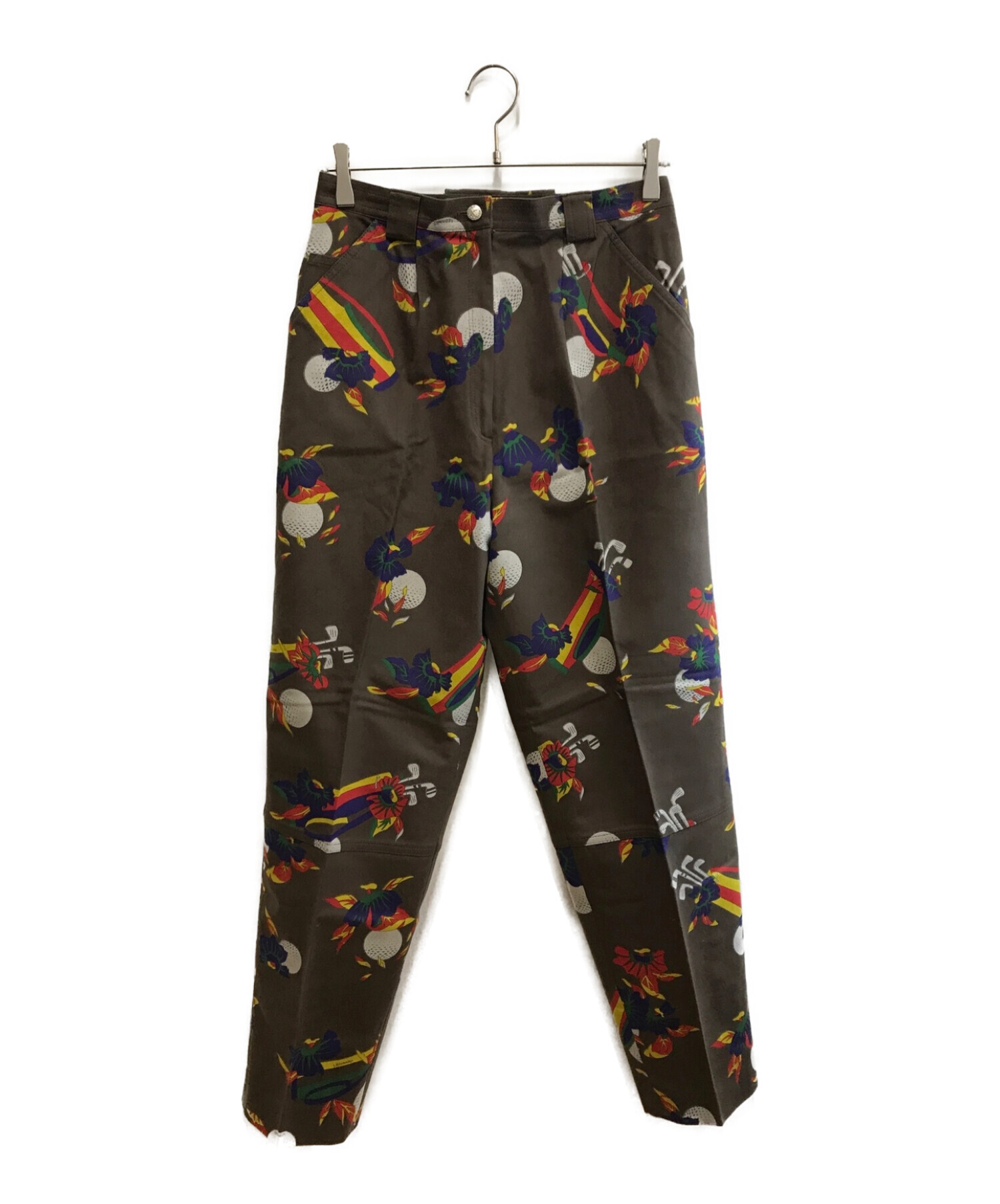 中古・古着通販】LEONARD (レオナール) 総柄パンツ グレー