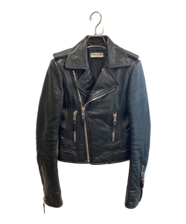 中古・古着通販】BALENCIAGA (バレンシアガ) レザーライダース 