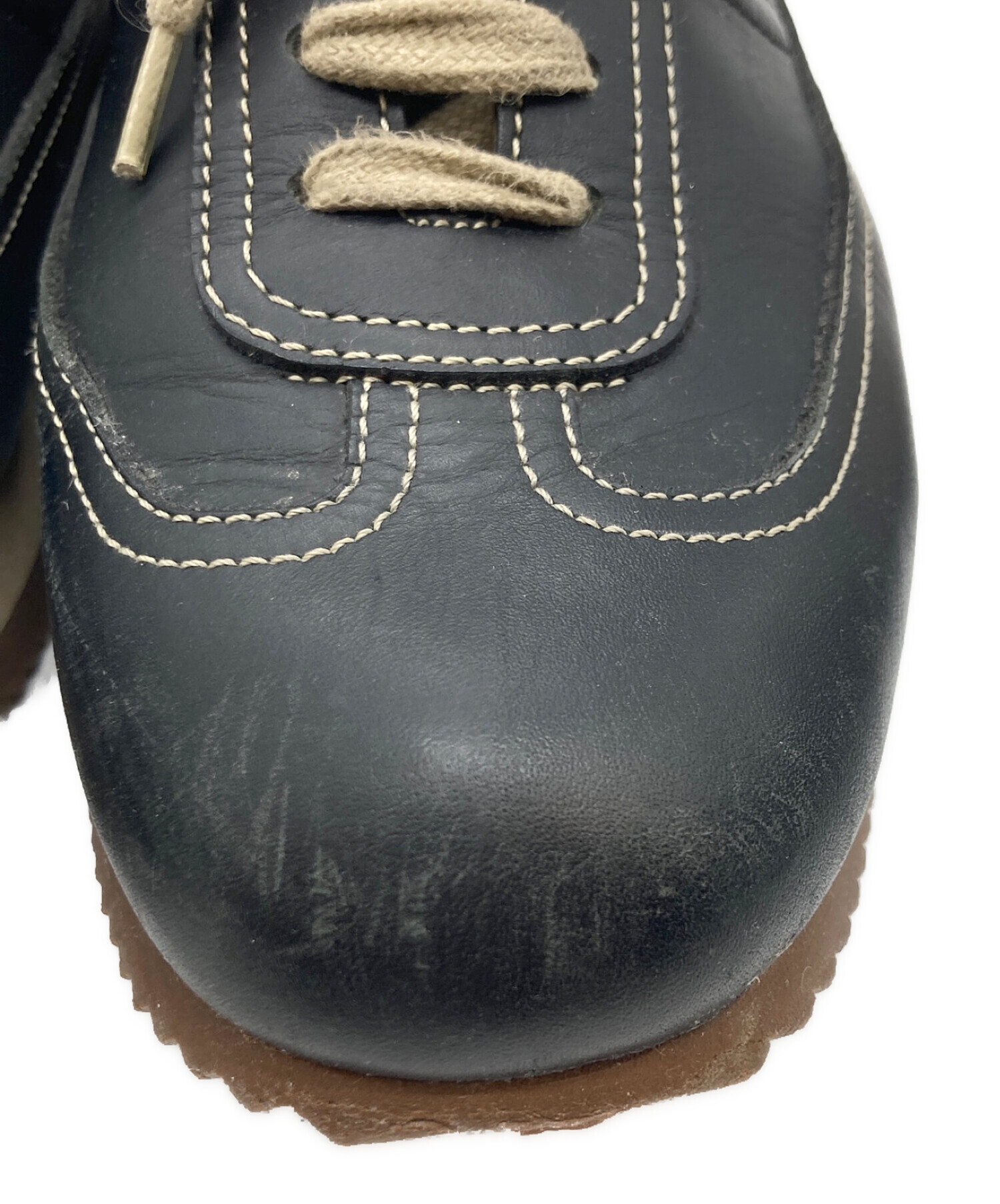 HERMES ネイビー Bouncing sneaker - Blue | Hermès USA