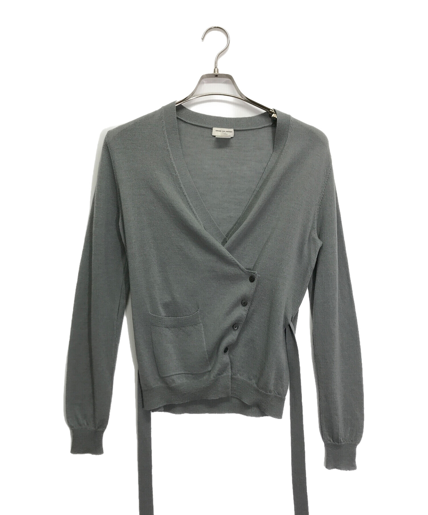 DRIES VAN NOTEN ドリスヴァンノッテン グレー カーディガン S DRIES VAN NOTEN ドリスヴァンノッテン グレー カーディガン S