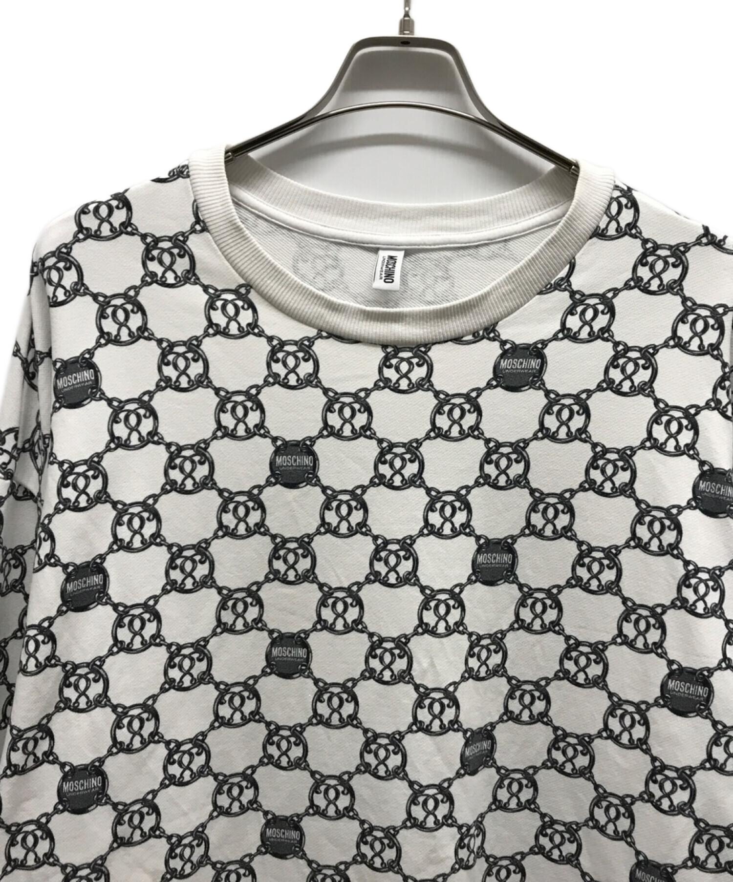 中古・古着通販】MOSCHINO (モスキーノ) スウェット ホワイト サイズ:L