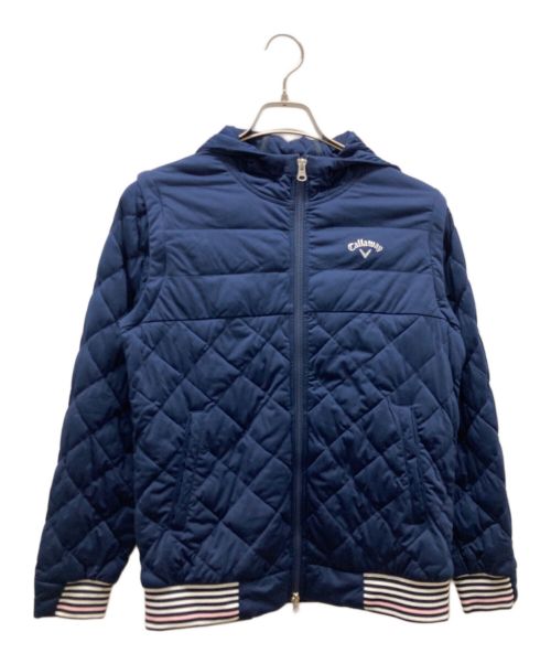 ☆美品☆Callaway キャロウェイ　レース　ジャケット　ダークネイビー　L 中古・古着通販】Callaway (キャロウェイ) 中綿ジャケット ネイビー