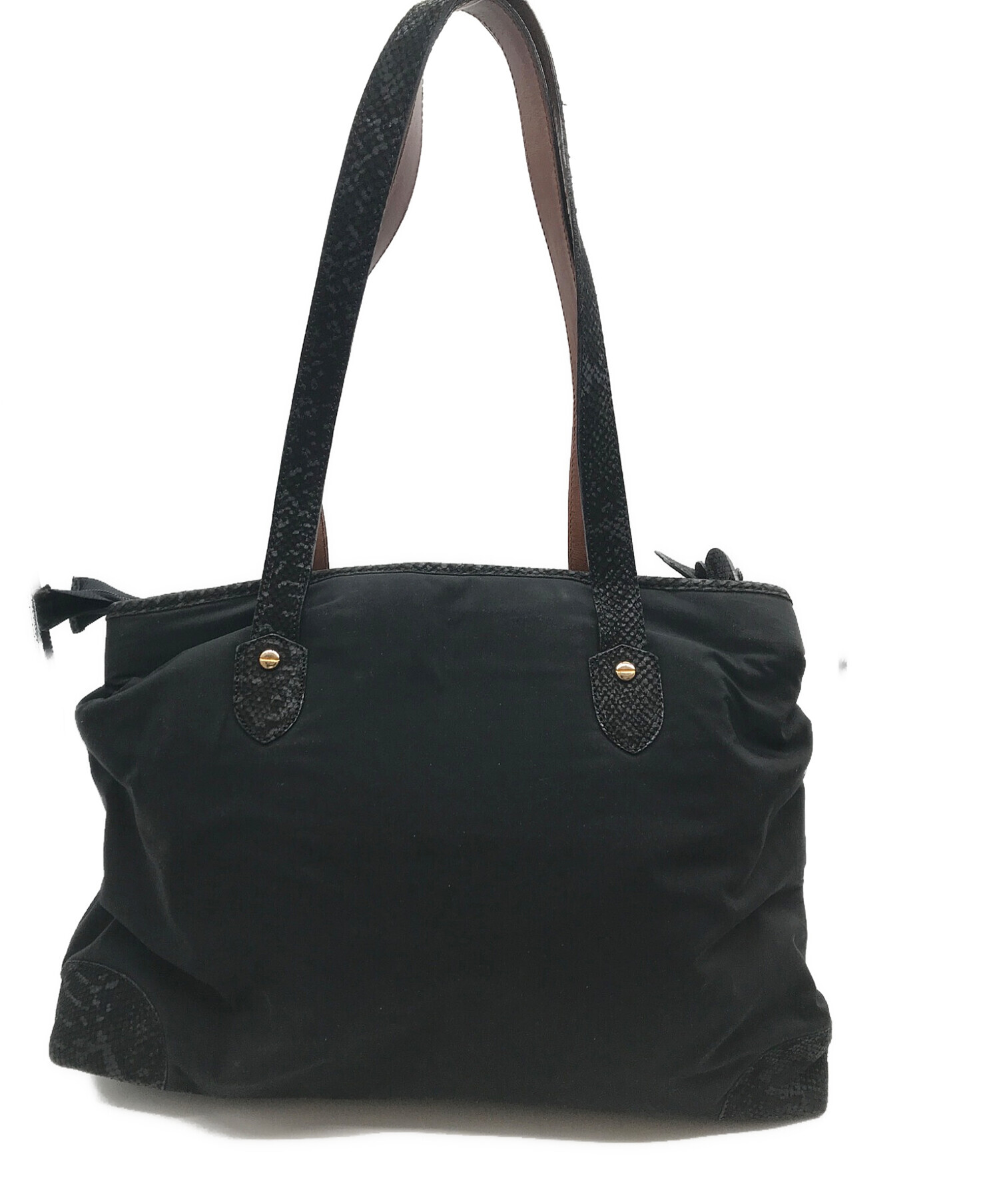BALLYの定番トートバッグ　中古品　注！難あり 中古・古着通販】BALLY (バリー) トートバッグ ブラック｜ブランド