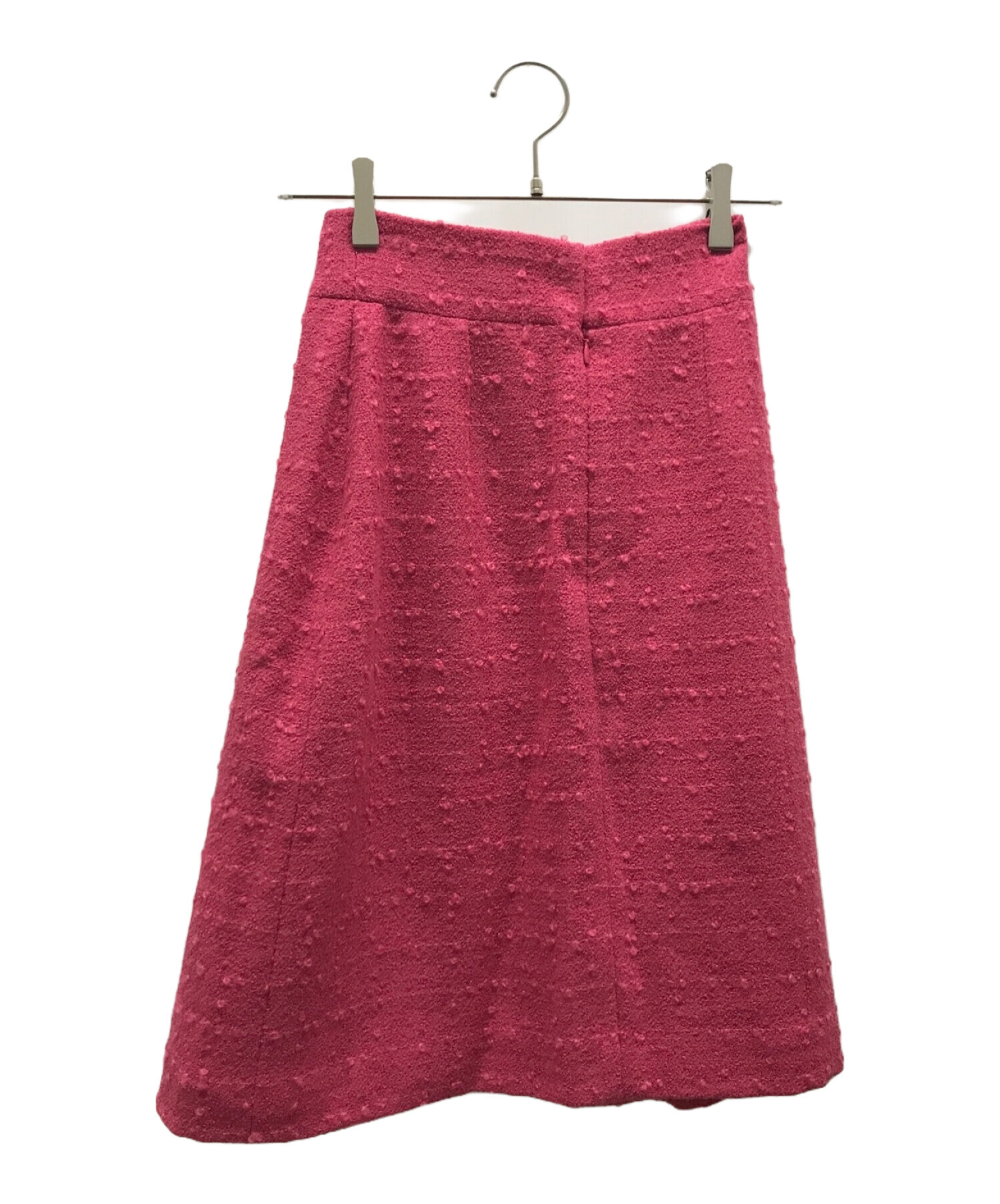 中古・古着通販】CHANEL (シャネル) カメリアブローチ付きツイード