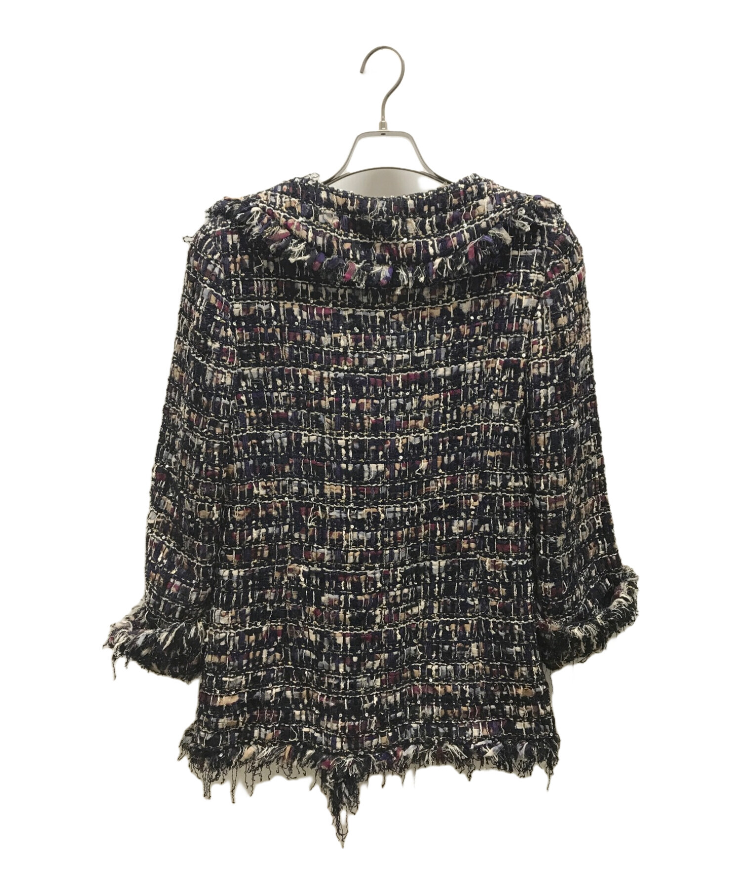 中古・古着通販】CHANEL (シャネル) ココ釦ツイードジャケット