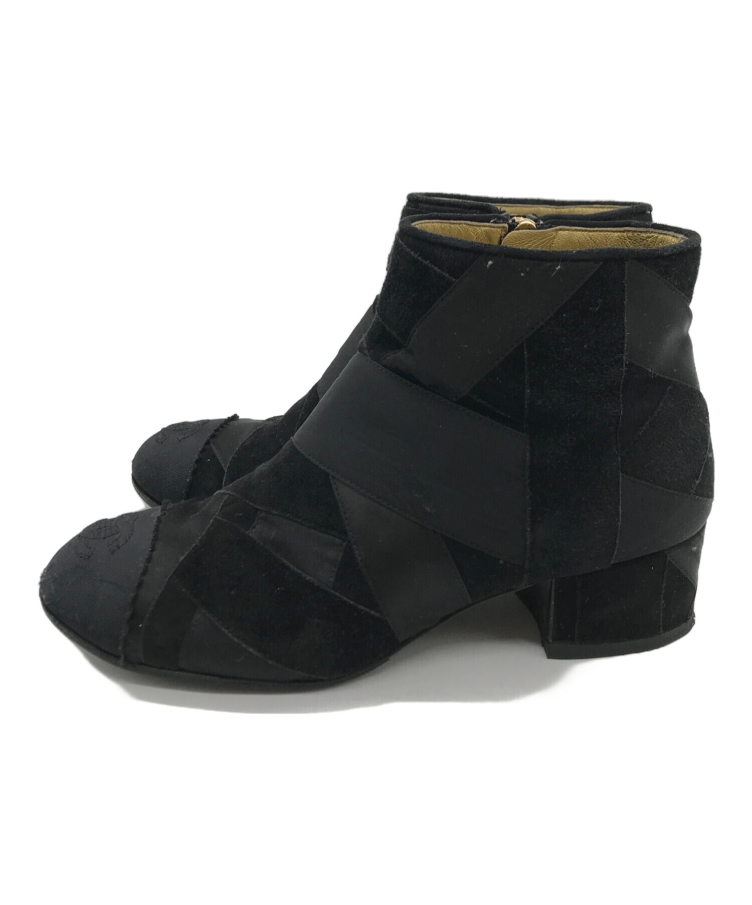 中古・古着通販】CHANEL (シャネル) ブーツ ブラック サイズ:35C 