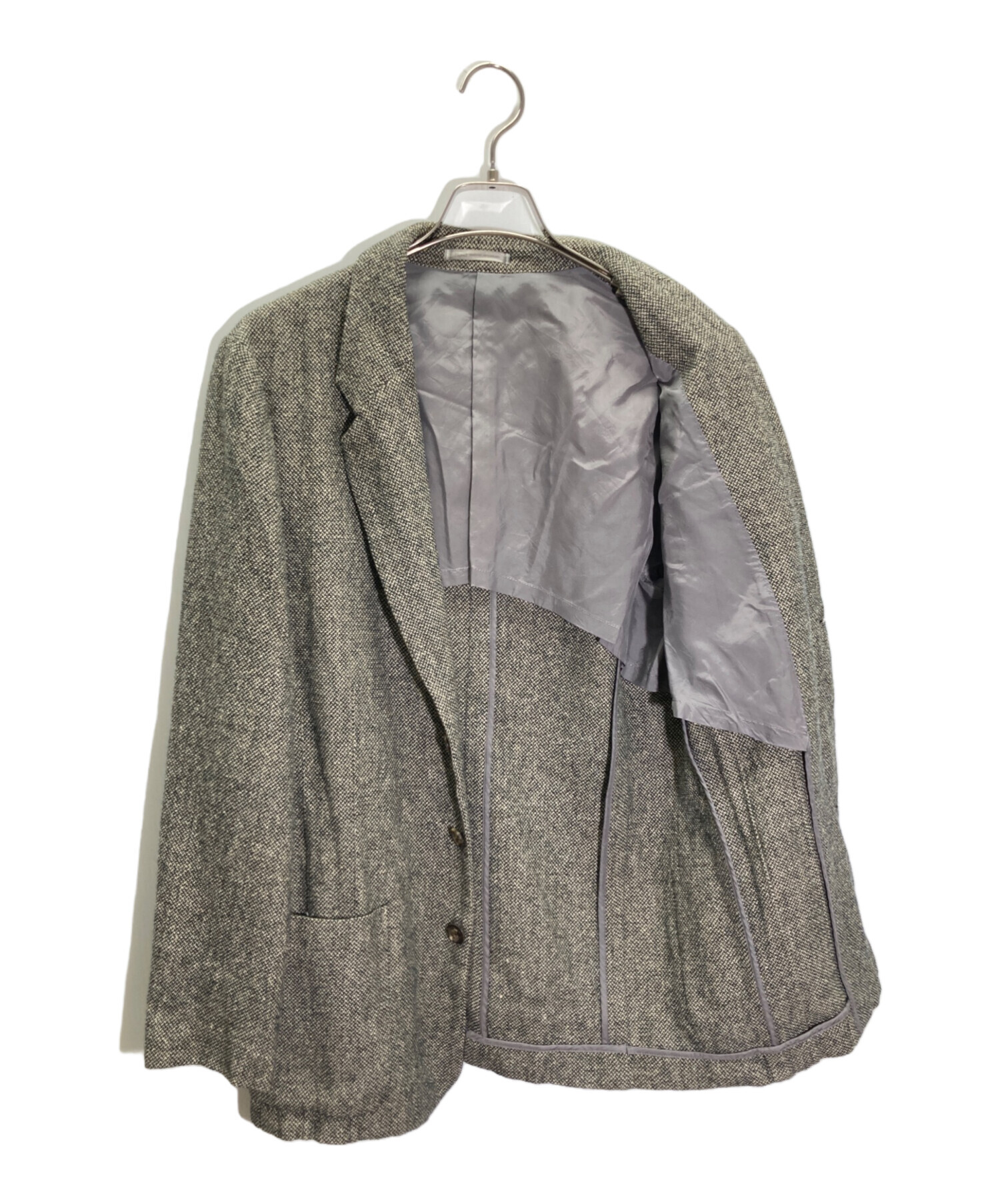 中古・古着通販】PAPAS (パパス) ツイードテーラードジャケット