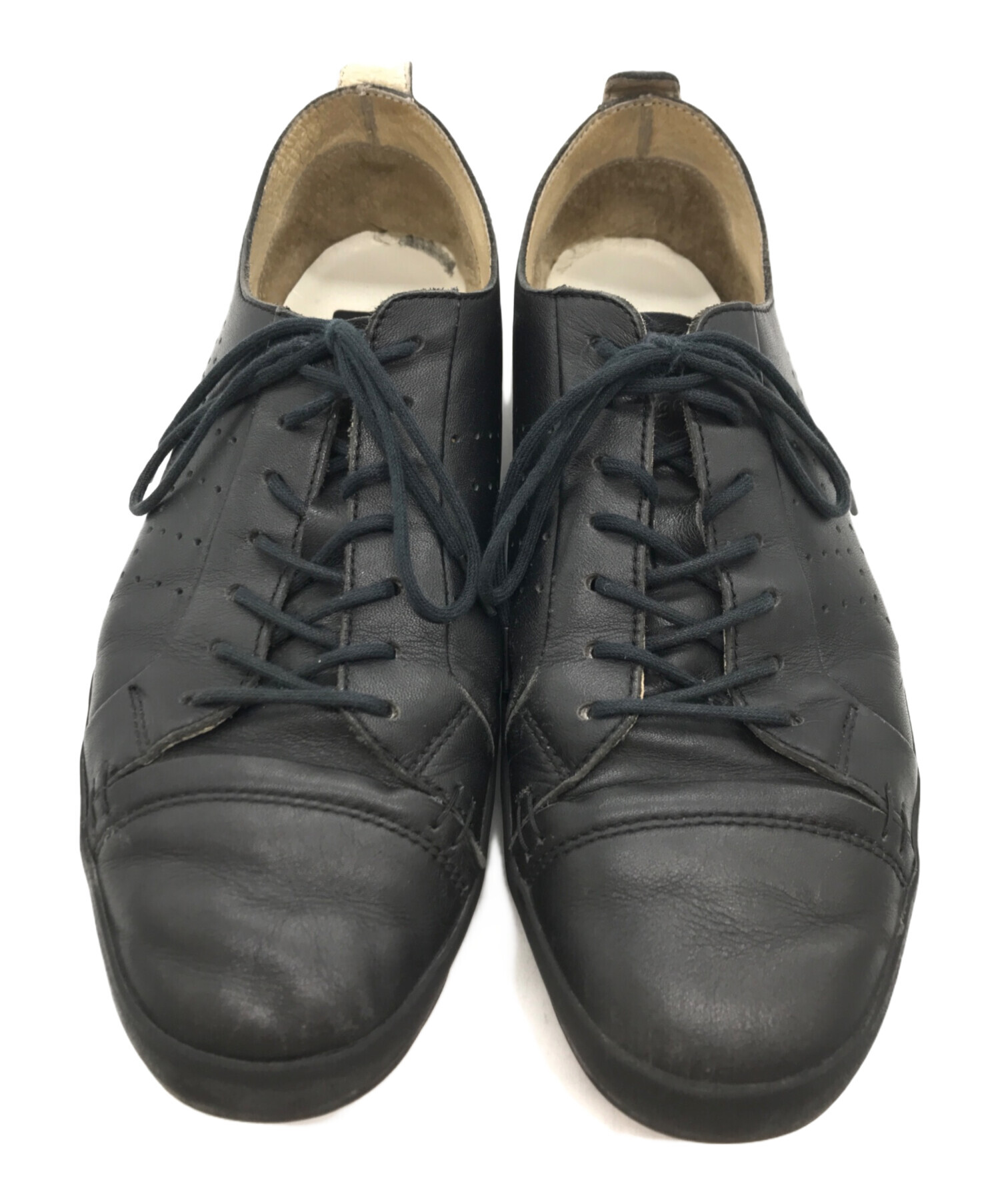 オニツカタイガー 24.5 黒 ブラックスニーカー COLESNE LO 中古・古着通販】Onitsuka Tiger (オニツカタイガー) COLESNE LO