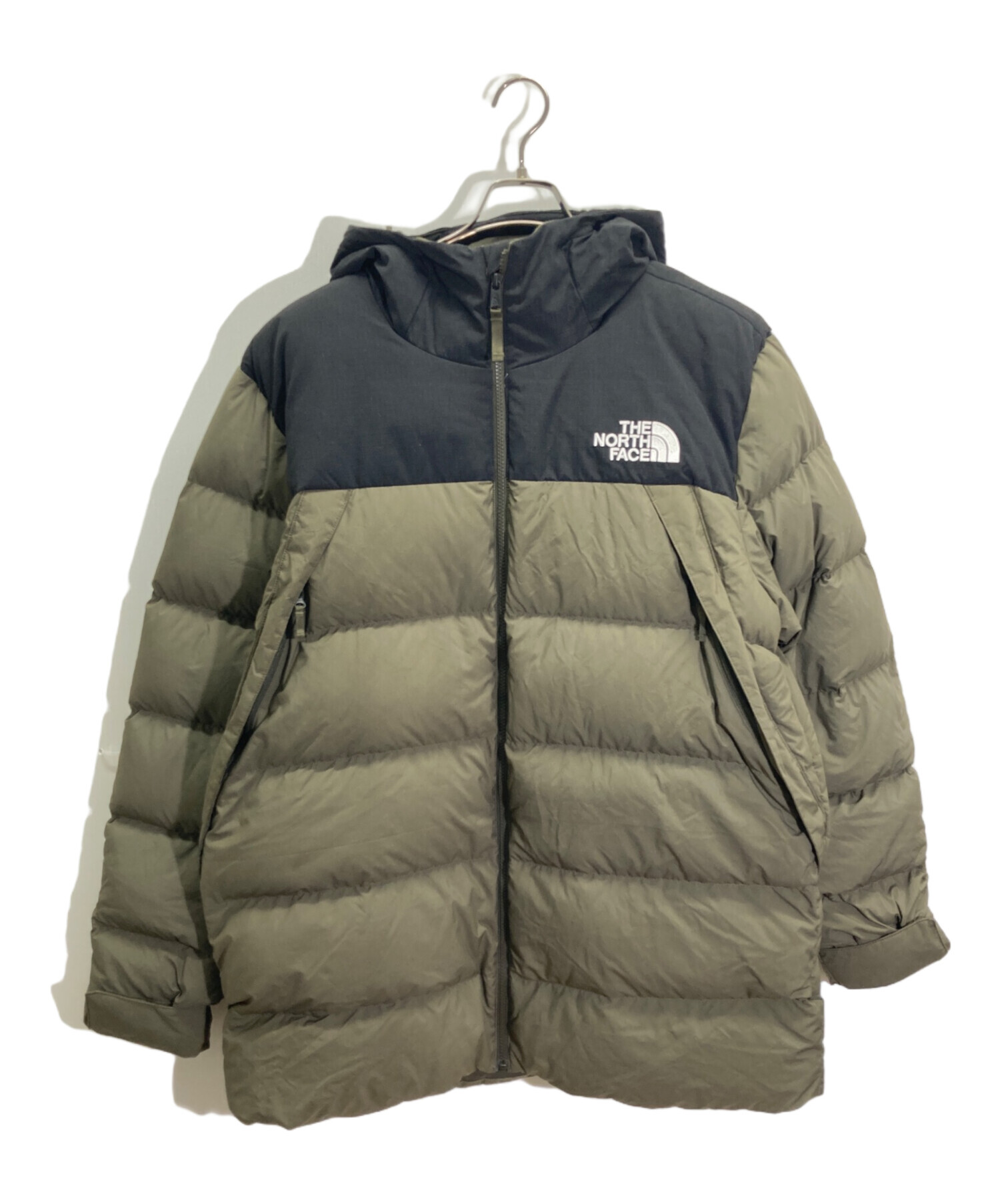THE NORTH FACE カーキ ダウンジャケット 中古・古着通販】THE NORTH FACE (ザ ノース フェイス) ダウン