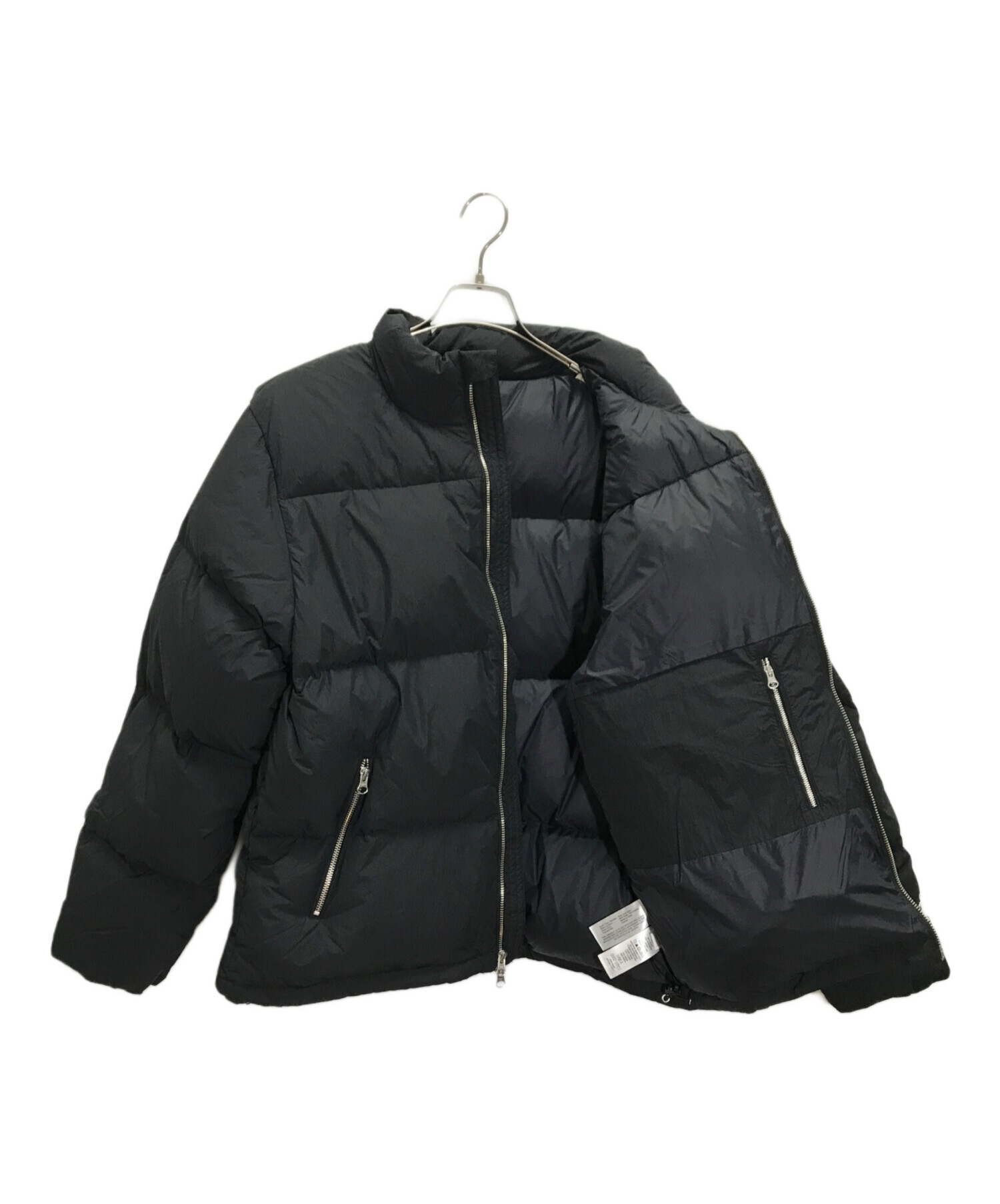 Stussy DOWN PUFFER NYLON BLACK Mサイズ