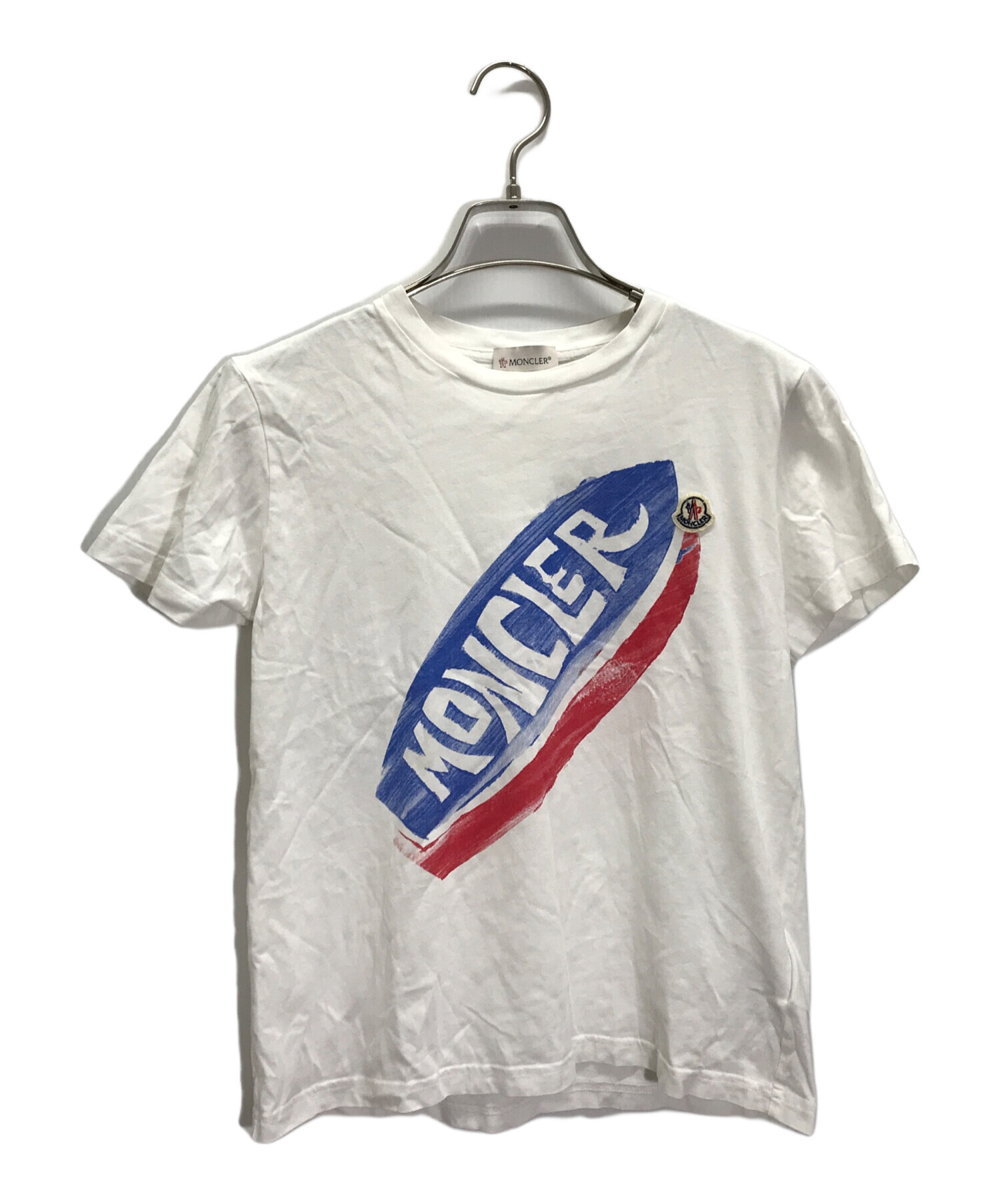 MONCLER ホワイト Tシャツ 12A 中古・古着通販】MONCLER (モンクレール) Tシャツ ホワイト サイズ:12A
