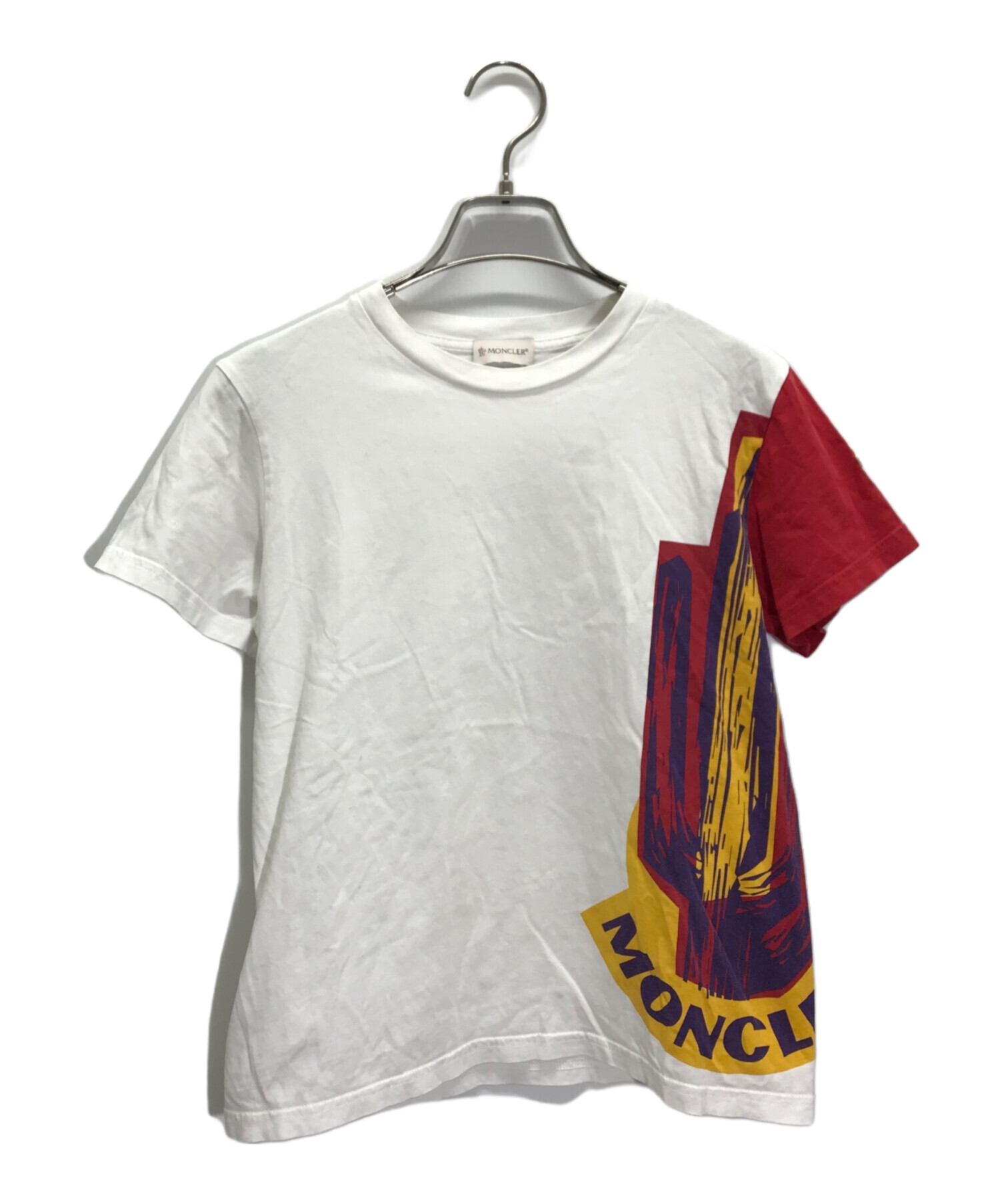 MONCLER ホワイト Tシャツ 12A 中古・古着通販】MONCLER (モンクレール) Tシャツ ホワイト サイズ:12A