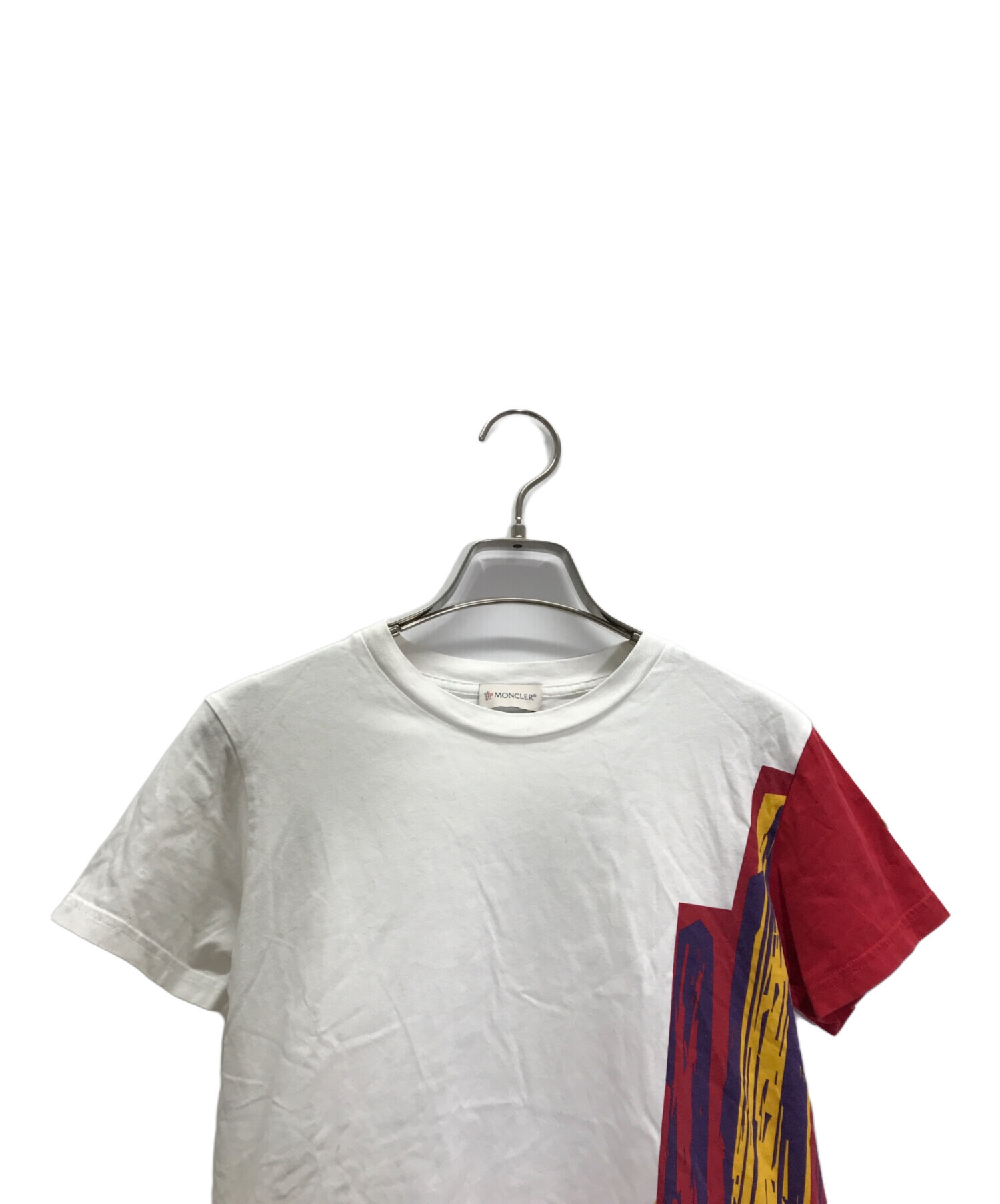 MONCLER ホワイト Tシャツ 12A 中古・古着通販】MONCLER (モンクレール) Tシャツ ホワイト サイズ:12A