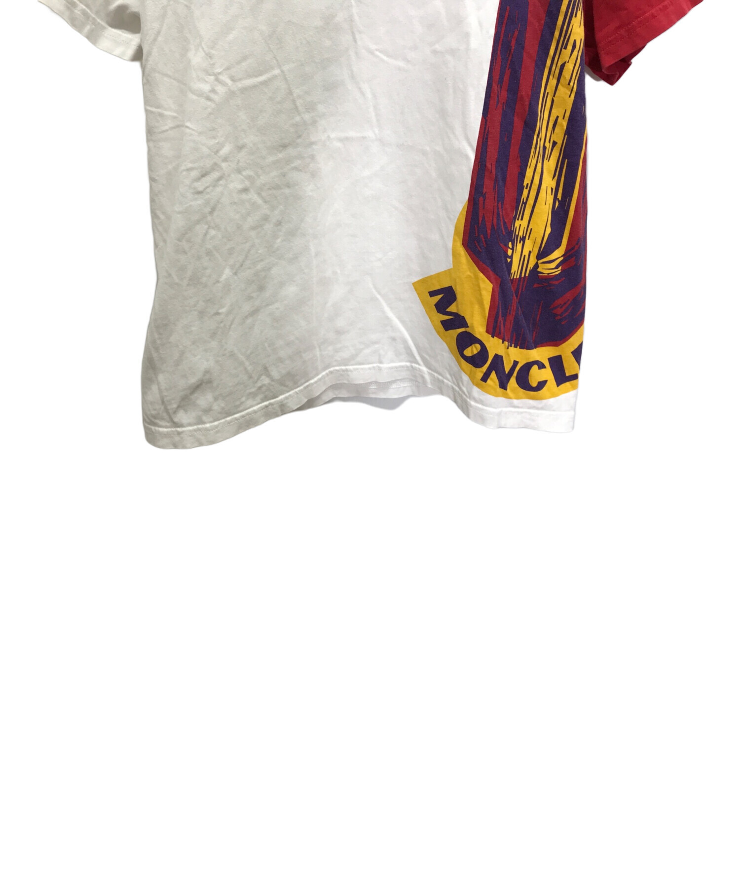中古・古着通販】MONCLER (モンクレール) Tシャツ ホワイト サイズ:12A