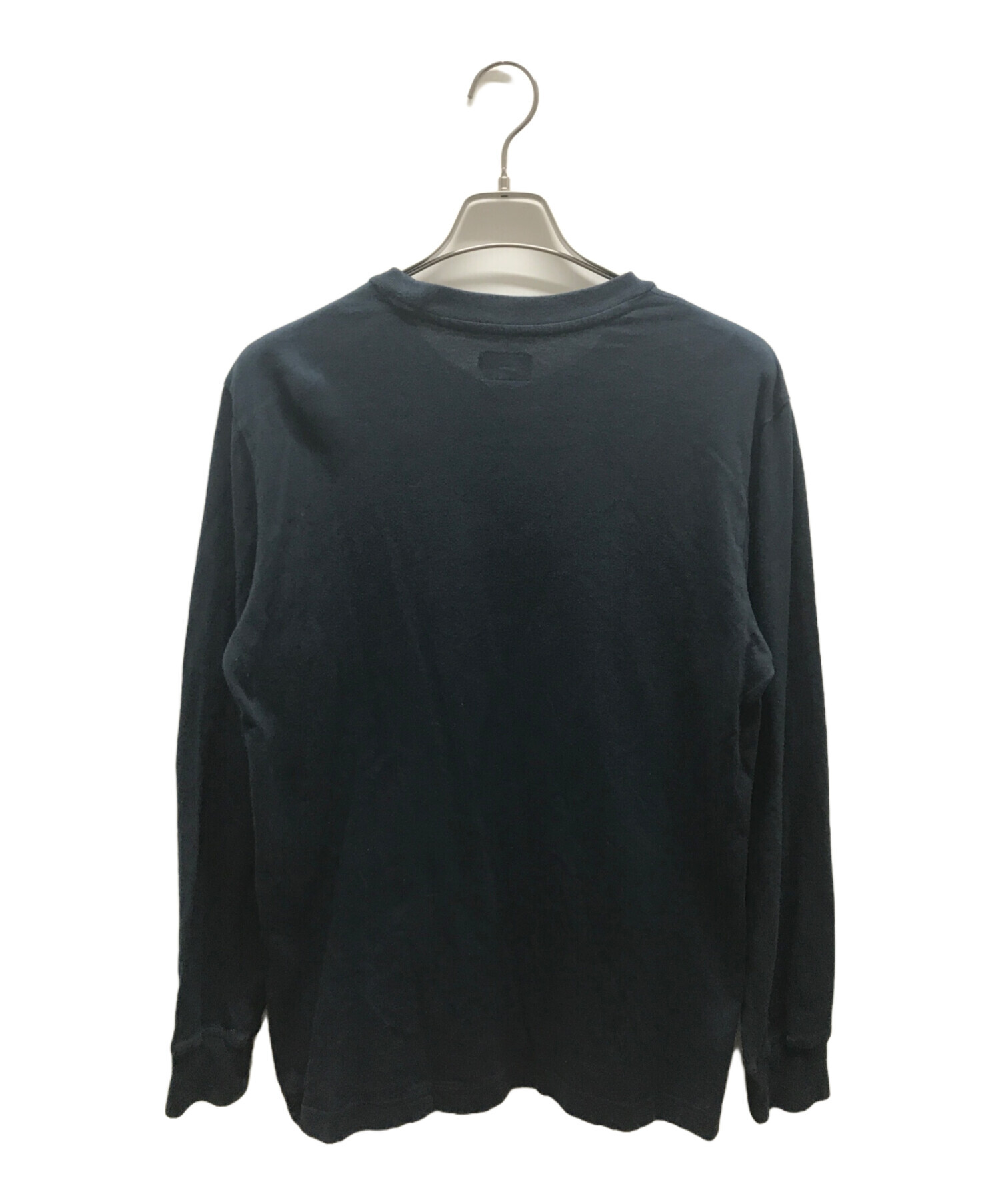 Supreme ネイビー Lサイズ 長袖カットソー 中古・古着通販】SUPREME (シュプリーム) ロングカットソー ネイビー