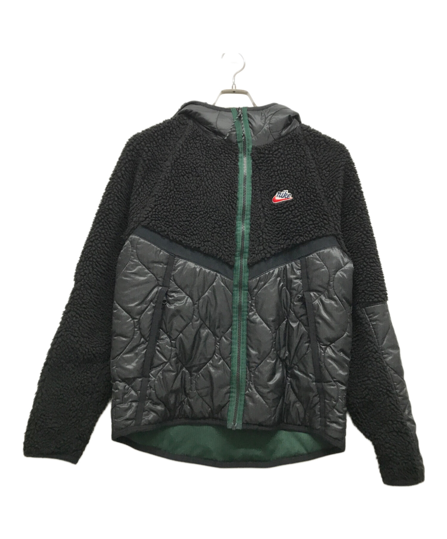 中古・古着通販】NIKE (ナイキ) ボアキルティング切替ジャケット