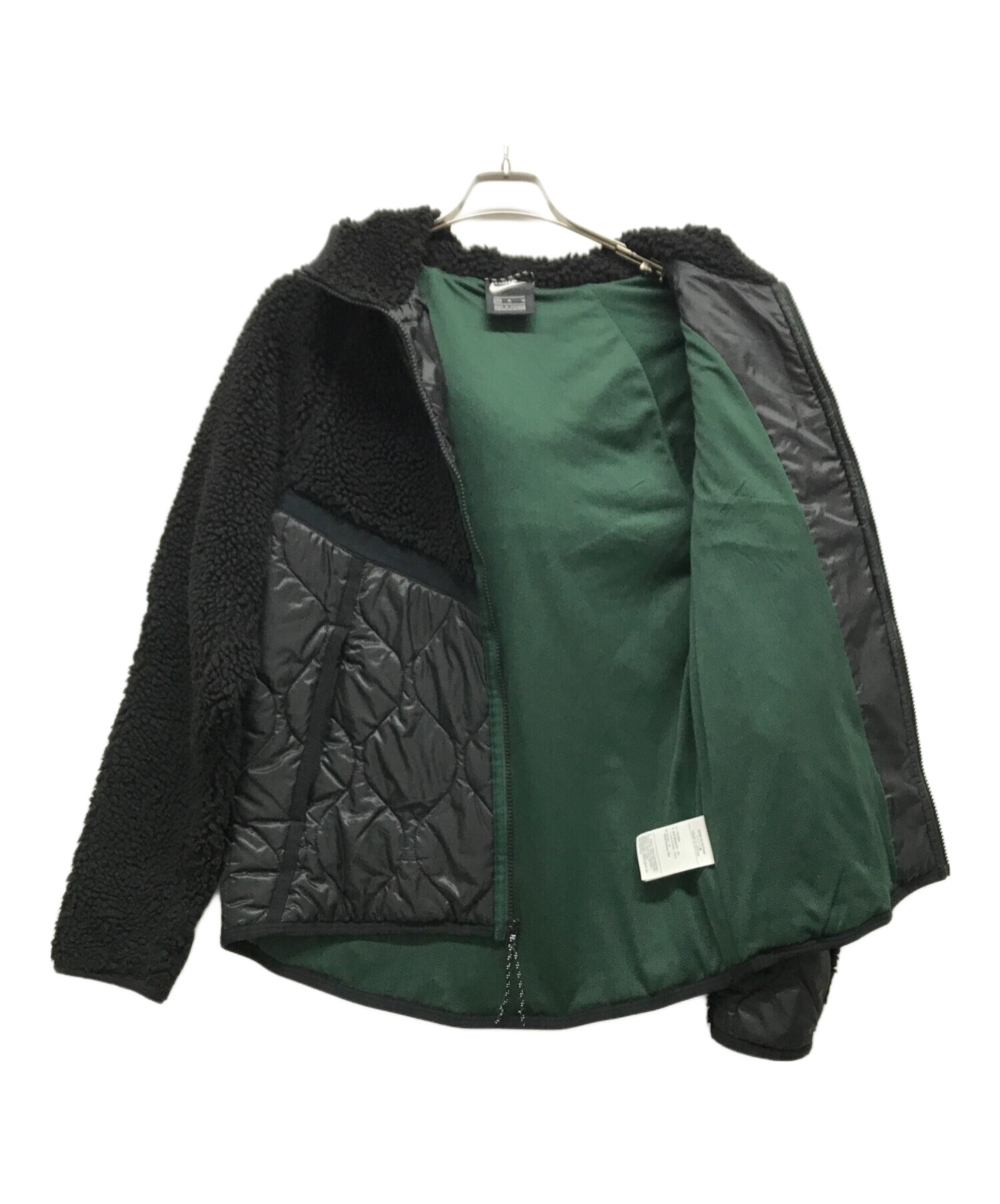 中古・古着通販】NIKE (ナイキ) ボアキルティング切替ジャケット