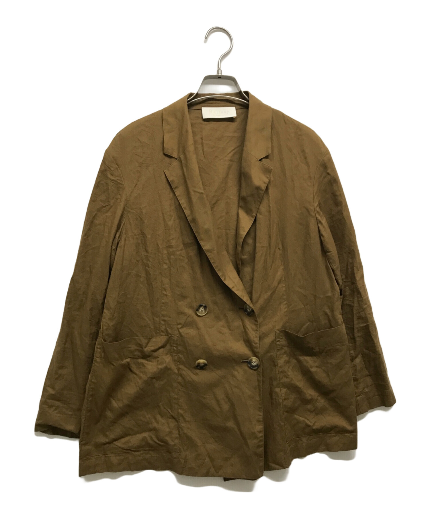 ハイゲージツイルジャージー ダブルブレストジャケット｜トゥモローランド 公式通販 Ballseyボールジィ　コットンロービングツイルダブルブレストジャケット