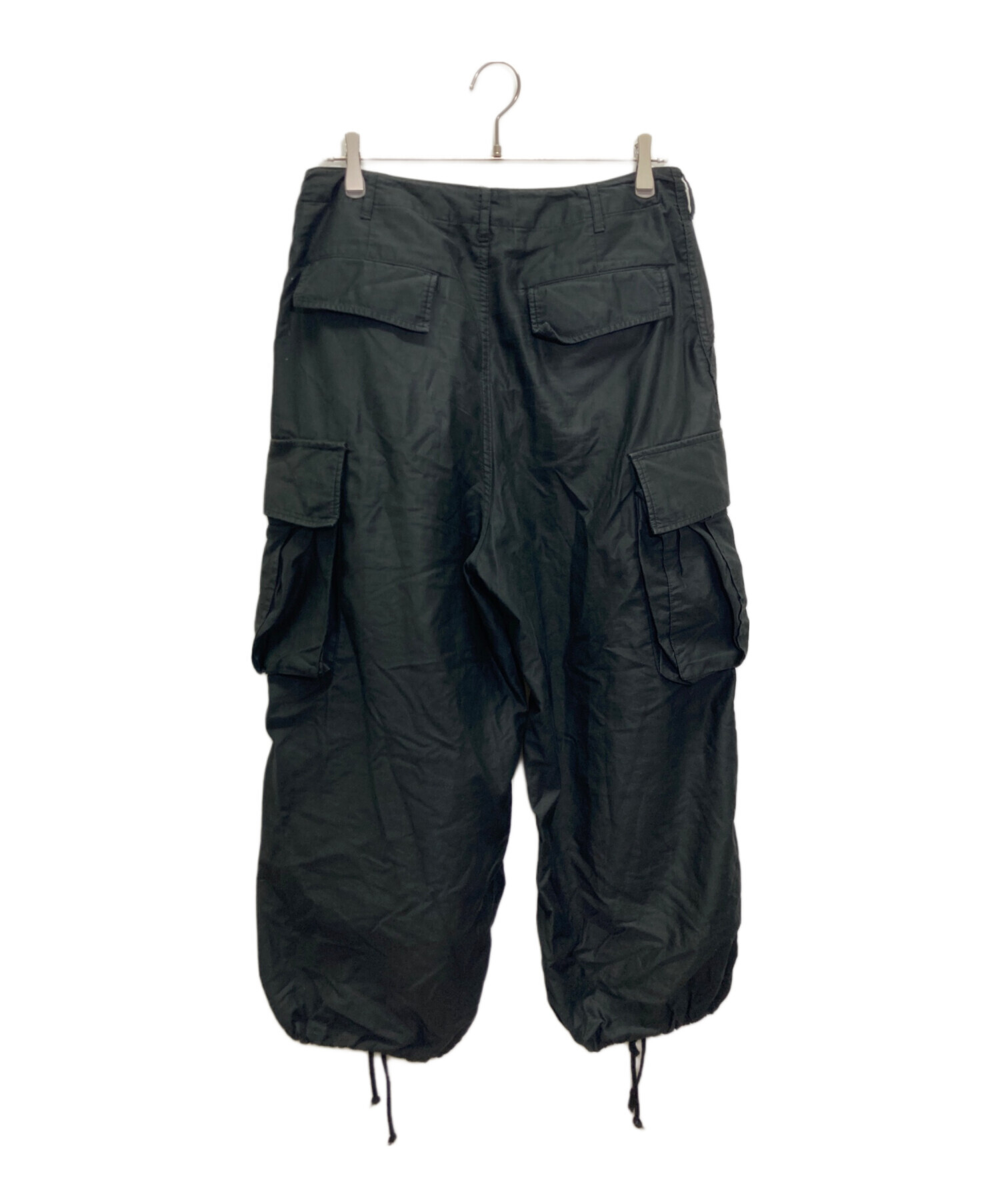 ニードルス　ヒザデルカーゴパンツ　ブラック　サイズS needles ヒザデルパンツカーゴオリーブS