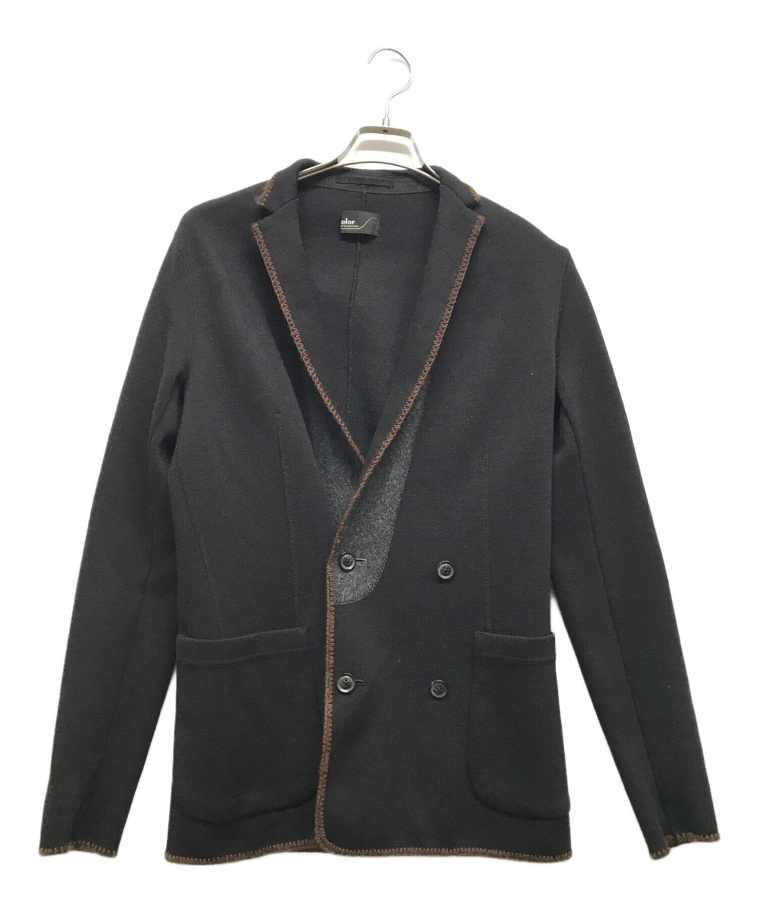 中古・古着通販】KOLOR (カラー) ウールポンチダブルジャケット 