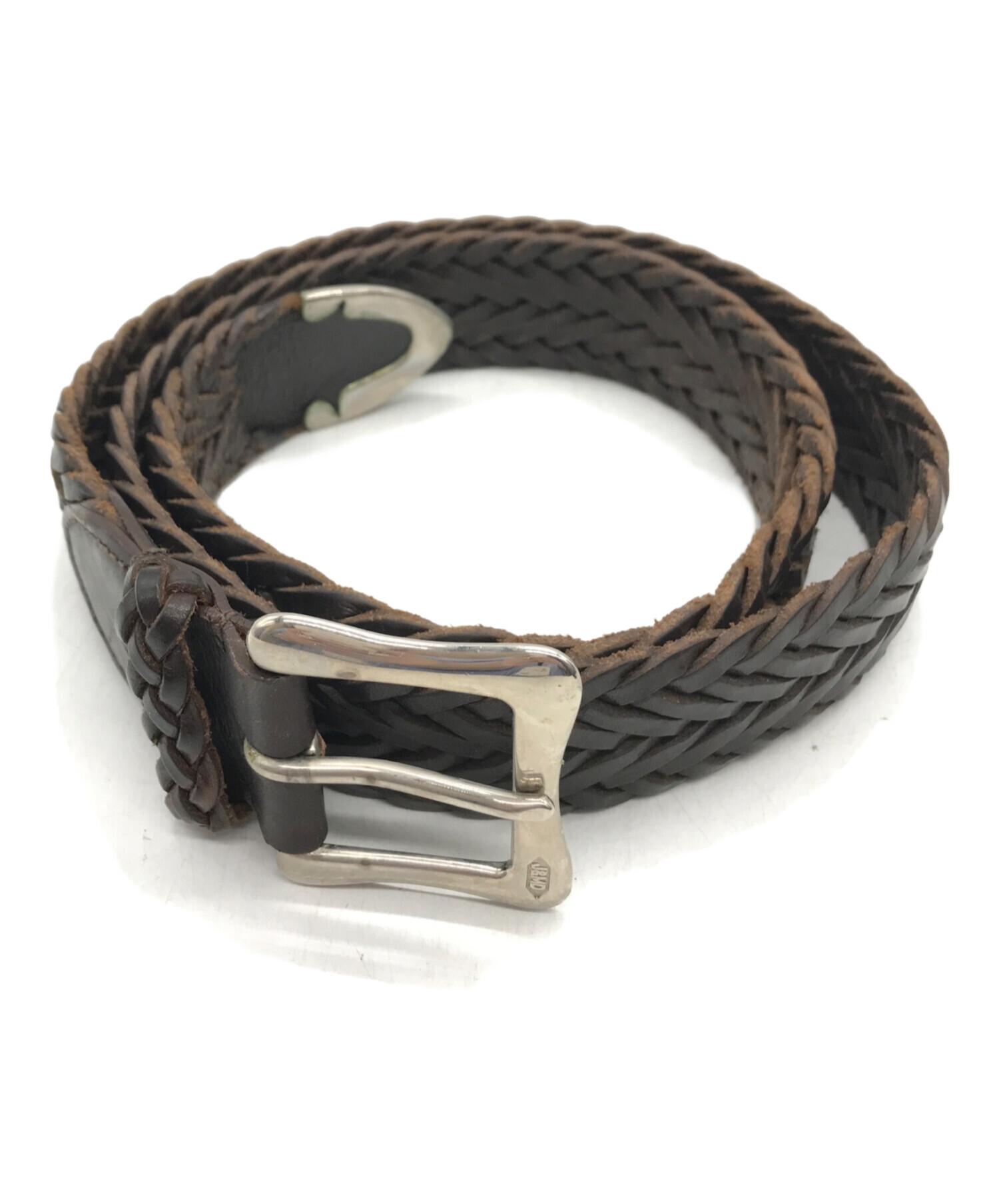 J&M DAVIDSON レザーメッシュベルト ブラウン 34/85 幅38mm 中古・古着通販】J&M DAVIDSON (ジェイ＆エム デヴィッドソン