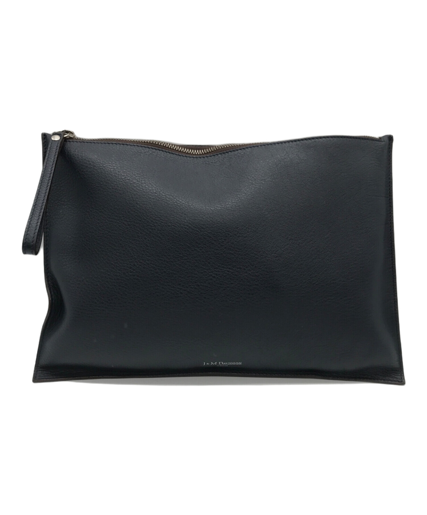 J&M DAVIDSON ブラック　レザー　ショルダーバッグ　スタッズ　クラッチ J&M DAVIDSON ブラックレザーショルダーバッグスタッズクラッチ