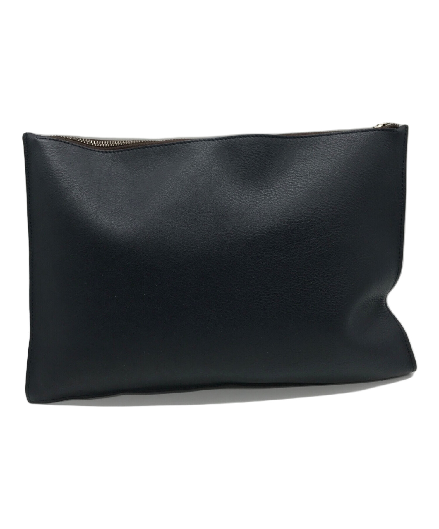 J&M Davidson◆バッグ/レザー/BLK/無地/クラッチバッグ/ポーチ/シンプル/ユニセックス/新品タグ付/ 値下げしましたJ\u0026M DAVIDSON クラッチバッグ 黒