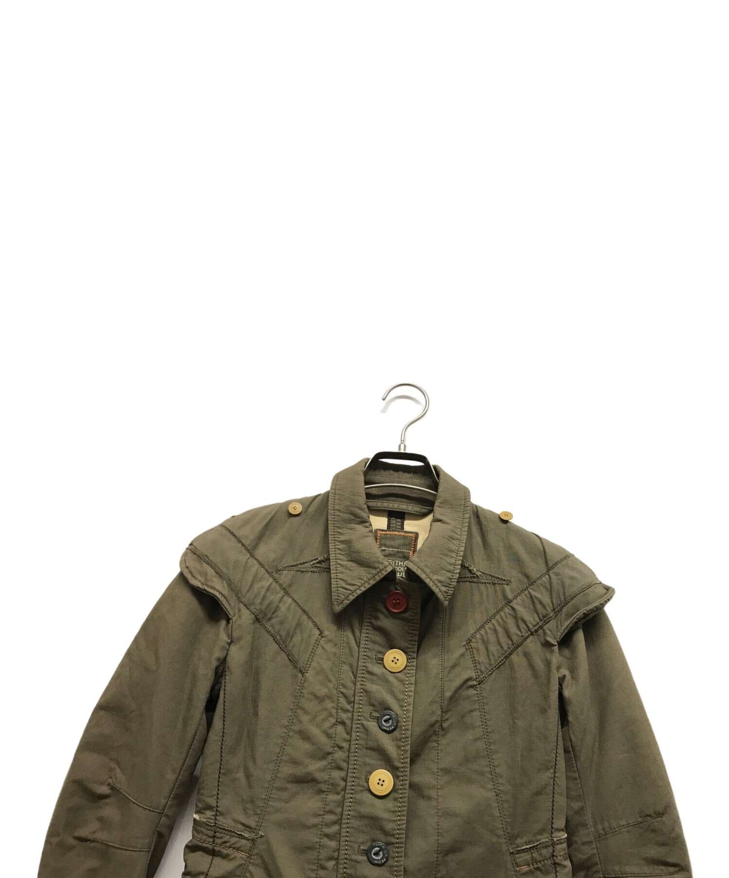 マリテフランソワジルボー　ミリタリージャケット　ジャケット　ブルゾン 中古・古着通販】MARITHE+FRANCOIS GIRBAUD (マリテフランソワジルボー