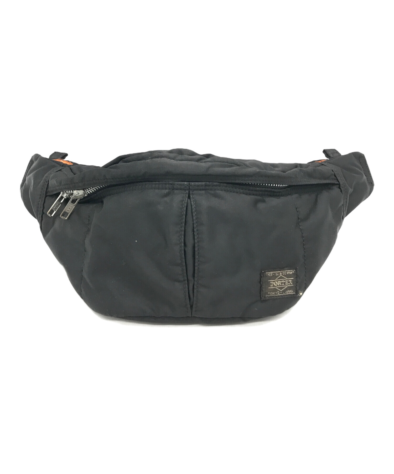 未使用　PORTER タンカー　ウエストポーチ 中古・古着通販】PORTER (ポーター) タンカーウエストポーチ ブラック