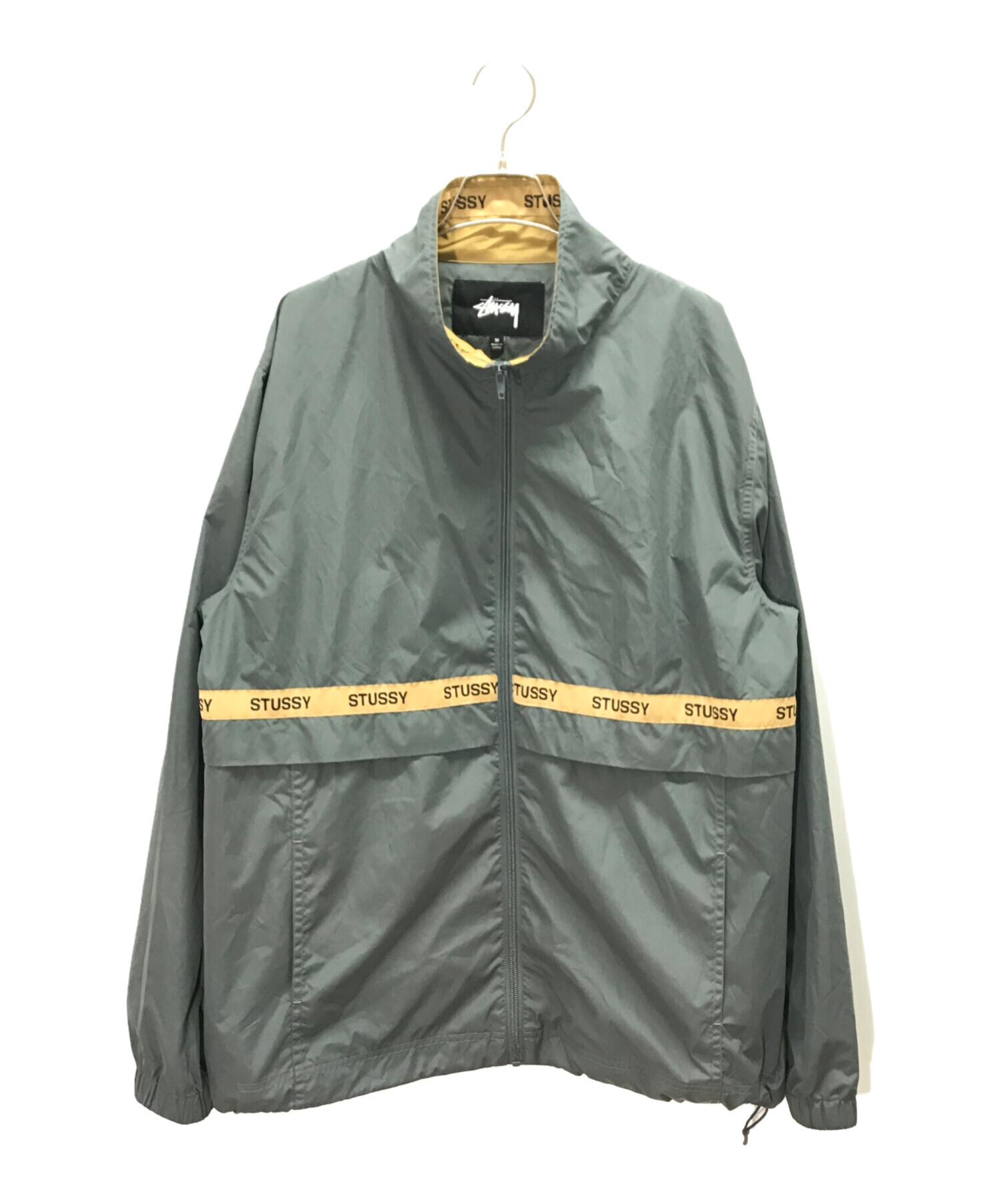 Stussy ナイロンジャケット Mサイズ オリーブ Stussy ナイロンジャケット Mサイズ オリーブ
