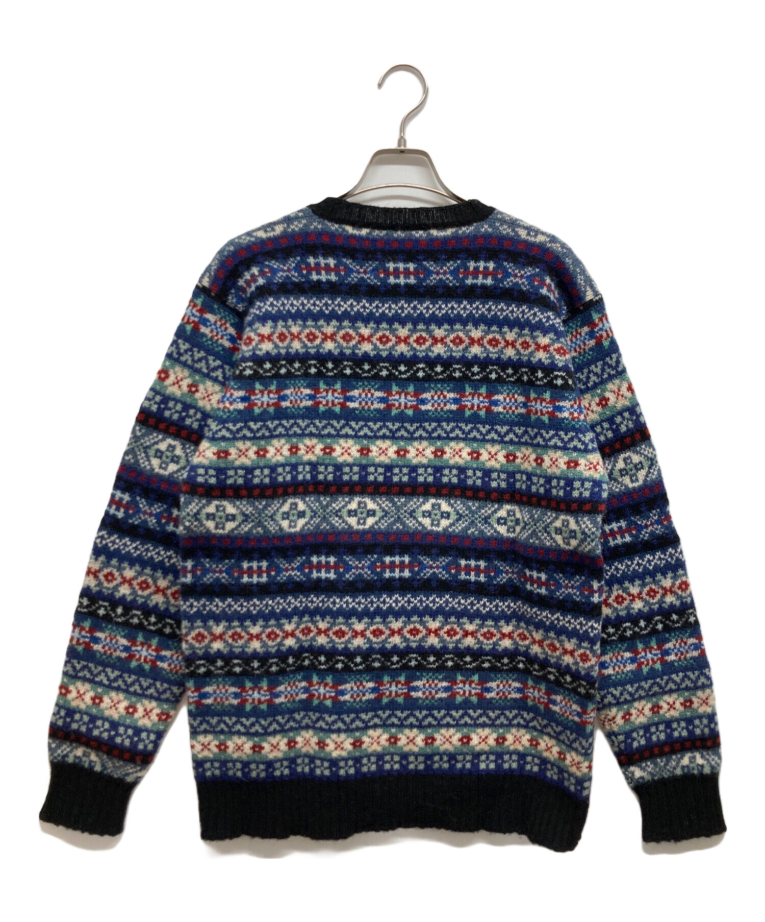 未使用 ジャミーソンズ ショールカラーニット Lサイズ JAMIESON'S