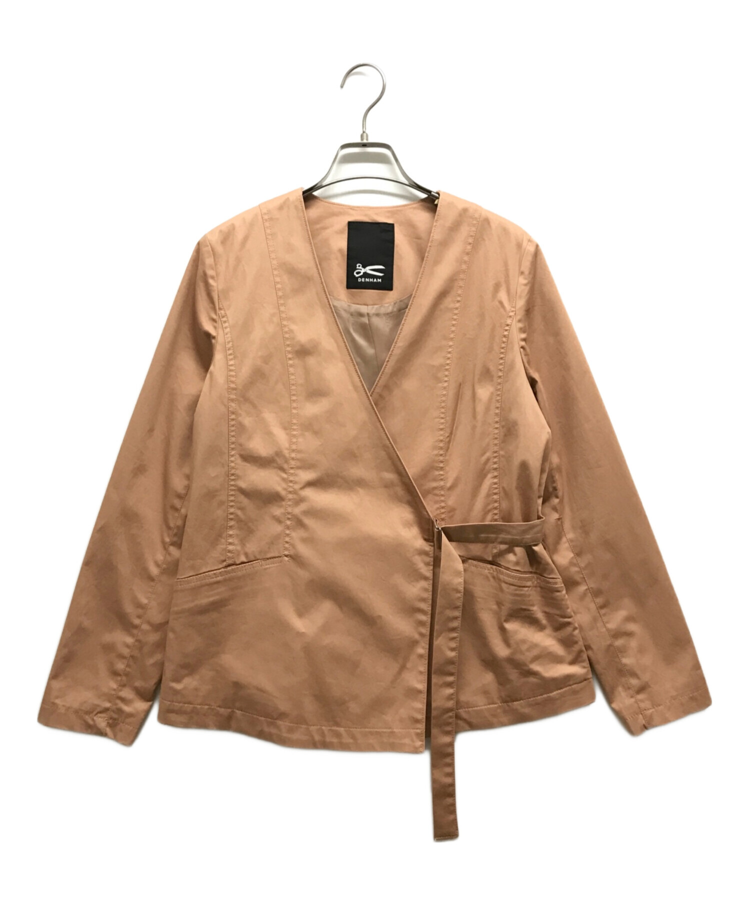 デンハム ノーカラー ジャケット 未使用 DENHAM デンハム デニム ノー