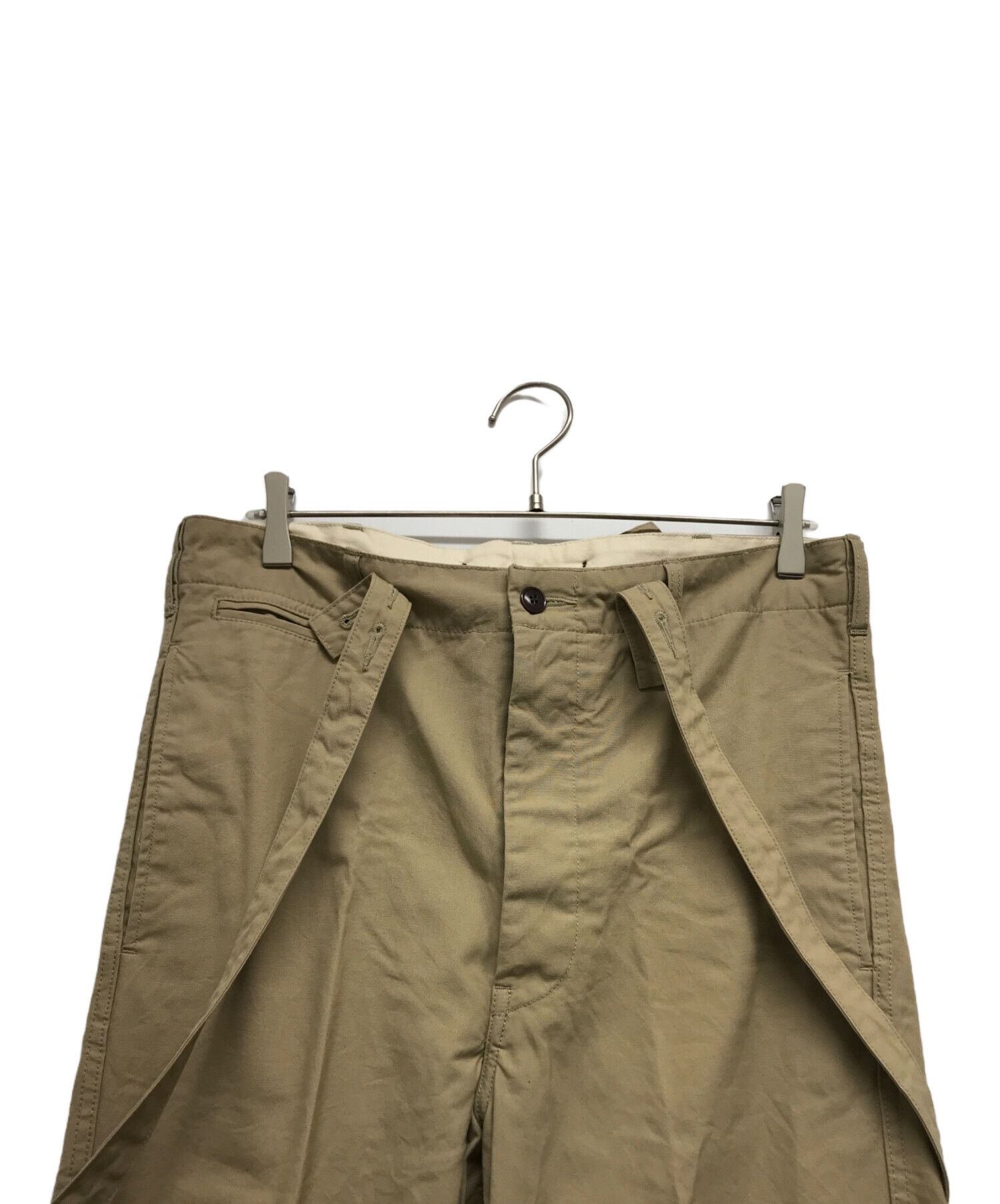 中古・古着通販】VISVIM (ビズビム) CAMUS BRACES PANTS WD ベージュ