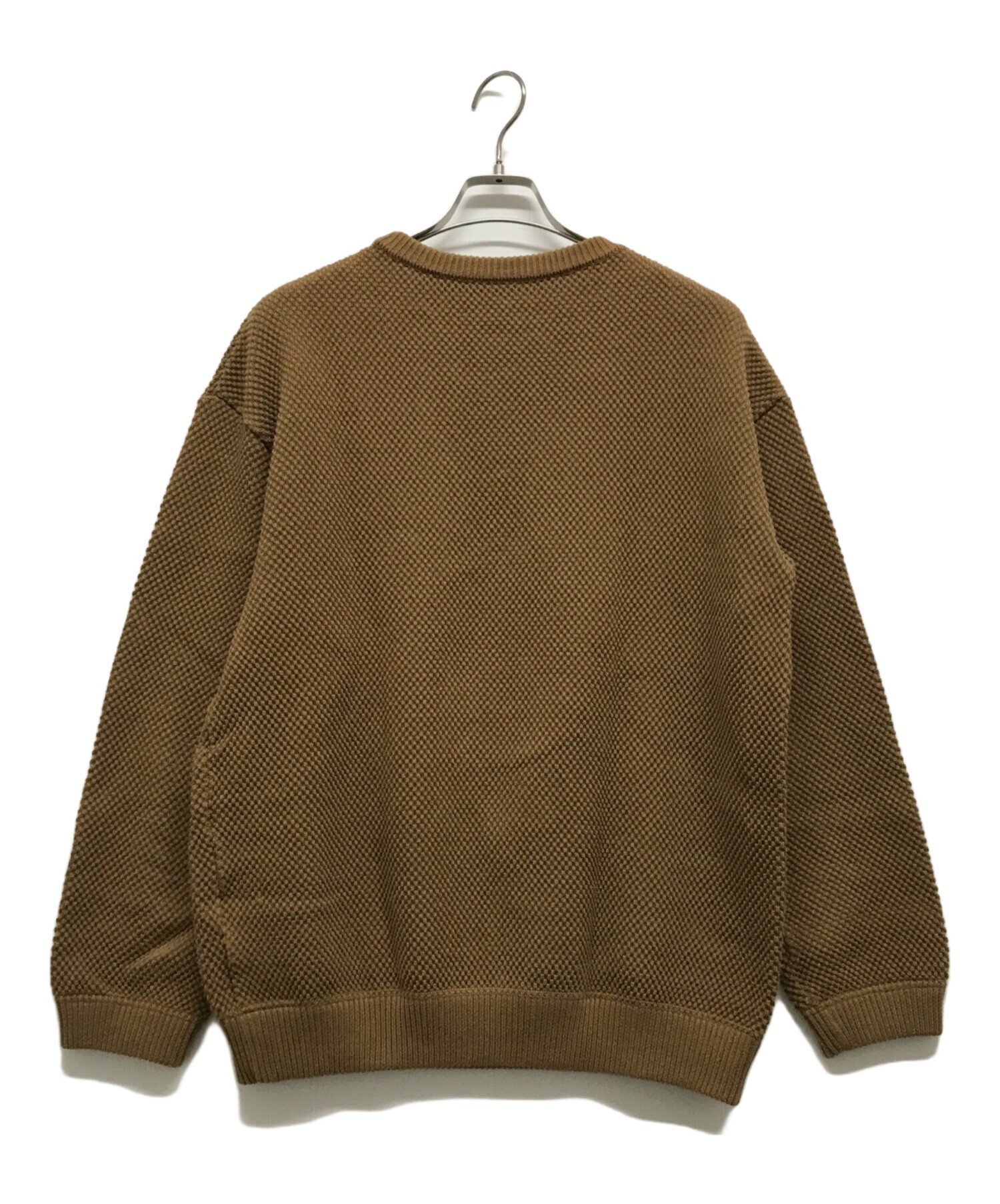 中古・古着通販】crepuscule (クレプスキュール) 鹿の子編みクルー