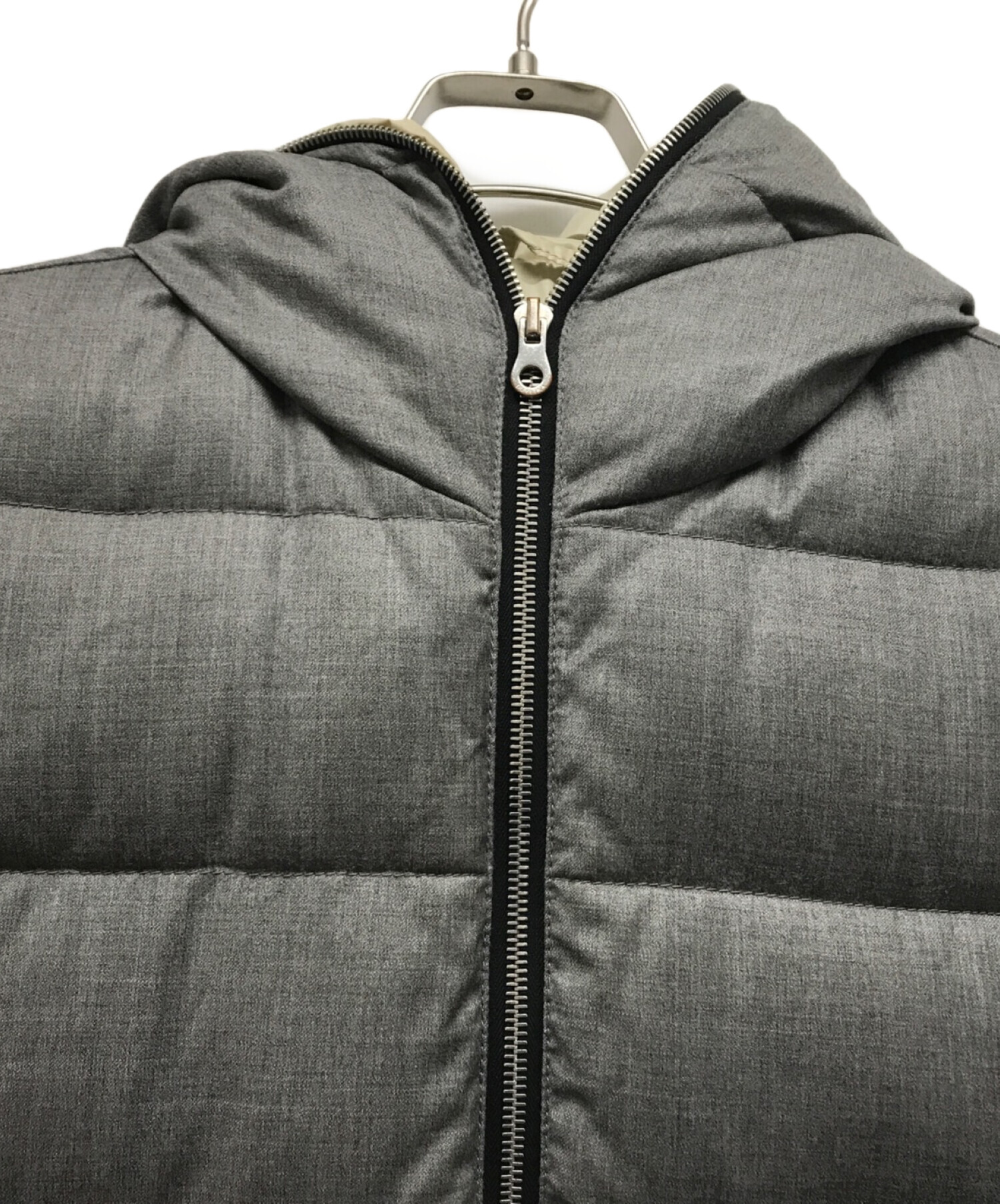 Duvetica 濃グレー×ブラック ダウンベスト メンズ ダウン・中綿ベスト -デュベティカ オンラインストア