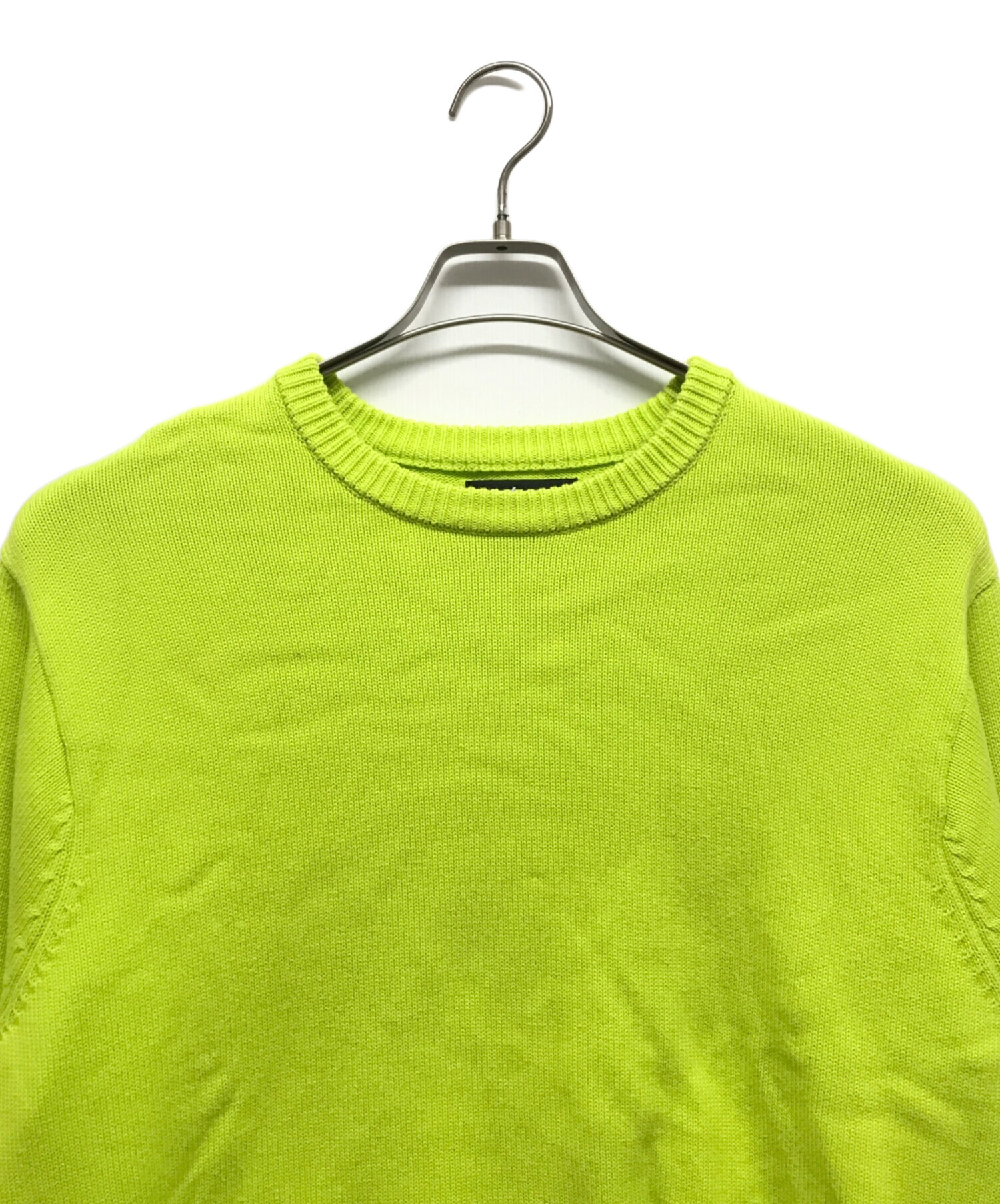 中古・古着通販】stussy (ステューシー) ニット 黄緑 サイズ:M