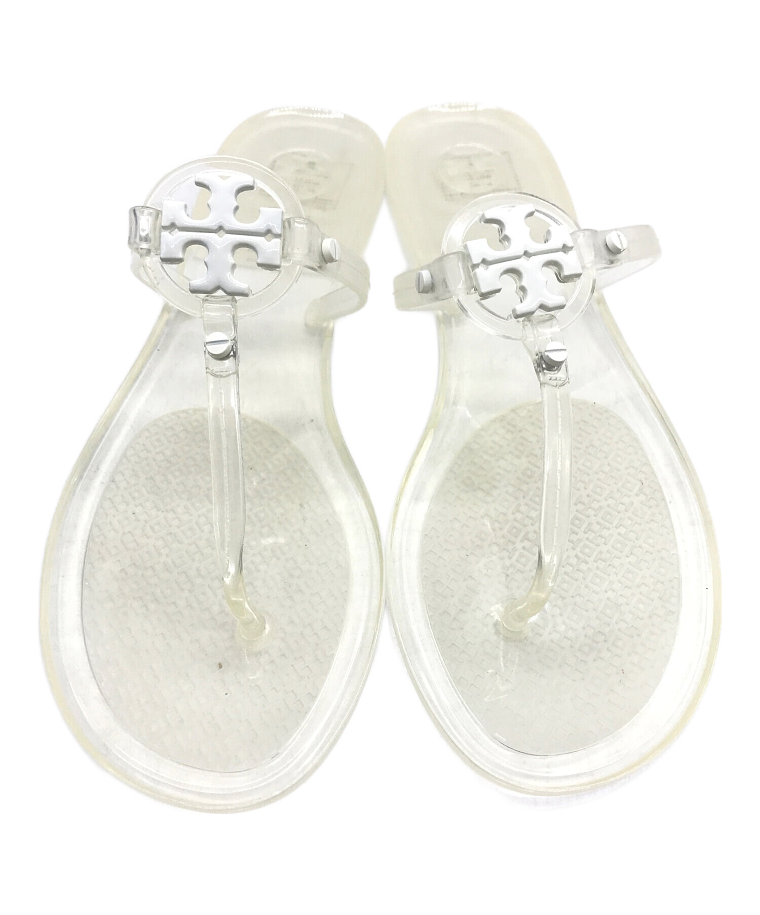 中古・古着通販】TORY BURCH (トリーバーチ) クリアサンダル ホワイト