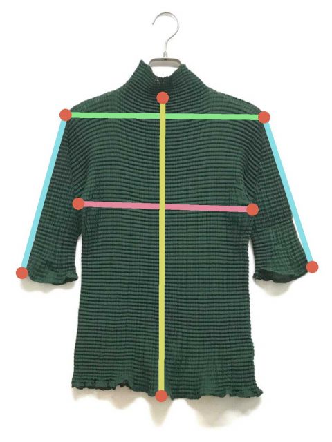 中古・古着通販】ISSEY MIYAKE (イッセイミヤケ) プリーツカットソー