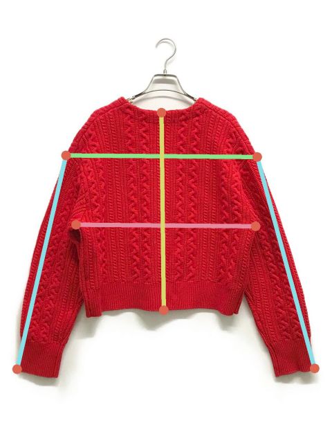 中古・古着通販】rosy monster (ロージーモンスター) cable knit