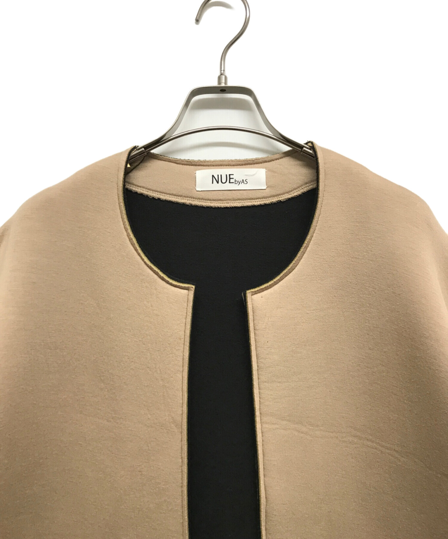 NUEbyas ボンディングコート 中古・古着通販】NUEbyAS (ヌエバイアス) ボンディングコート ベージュ