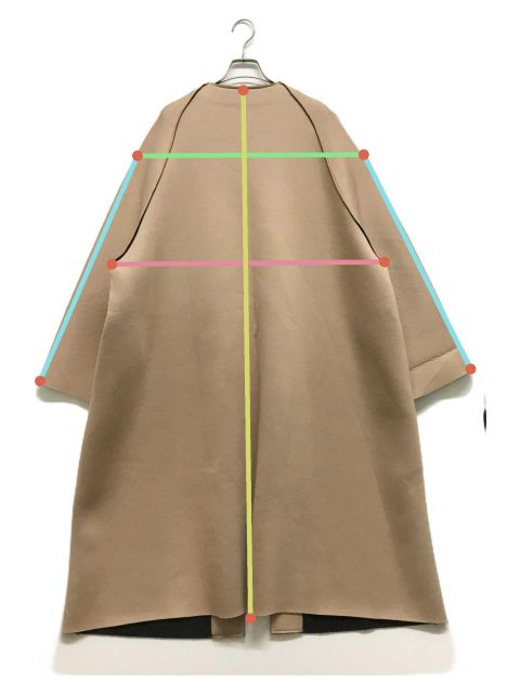 中古・古着通販】NUEbyAS (ヌエバイアス) ボンディングコート ベージュ